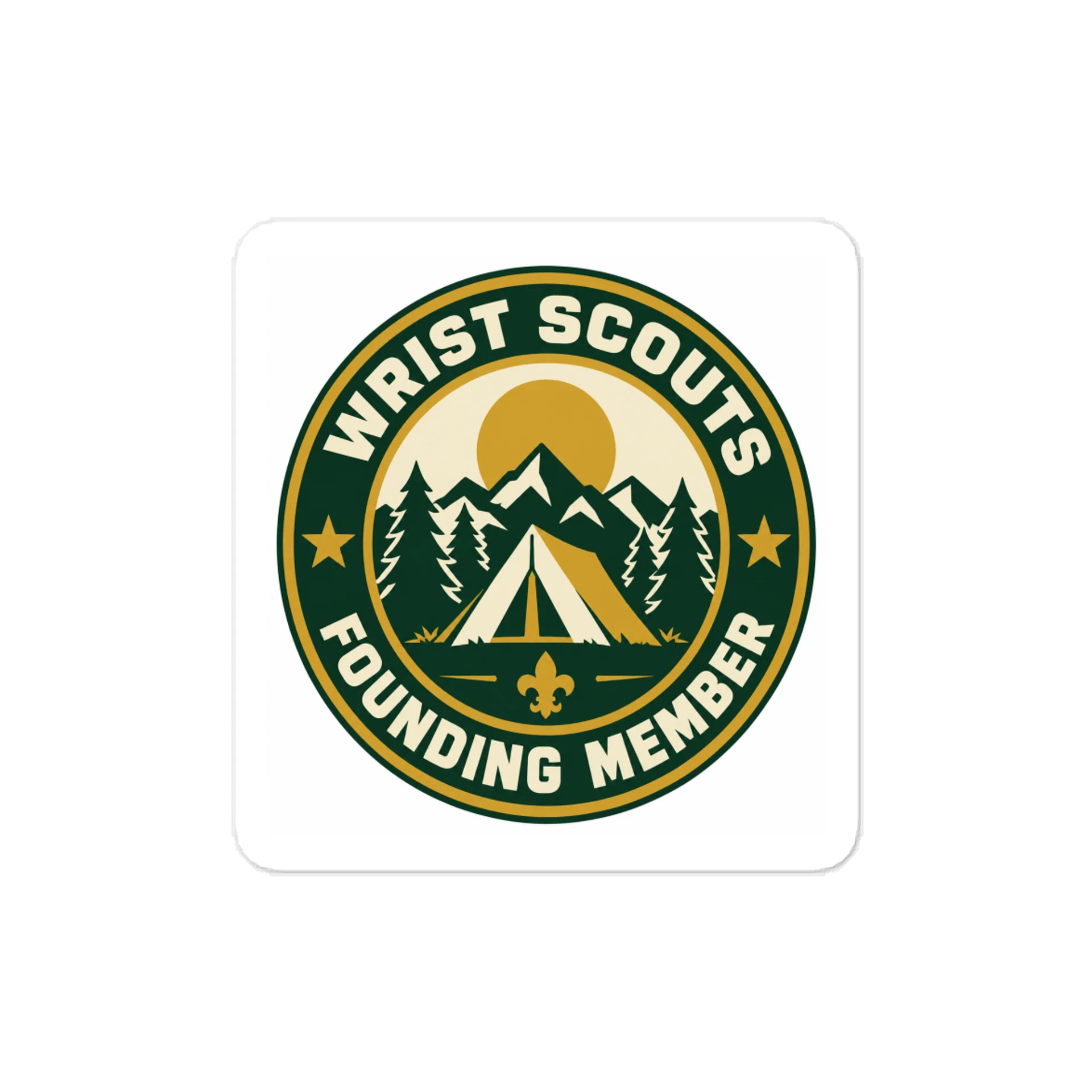 BB-000 WRIST SCOUTS – FOUNDING MEMBER Sticker product image (1)