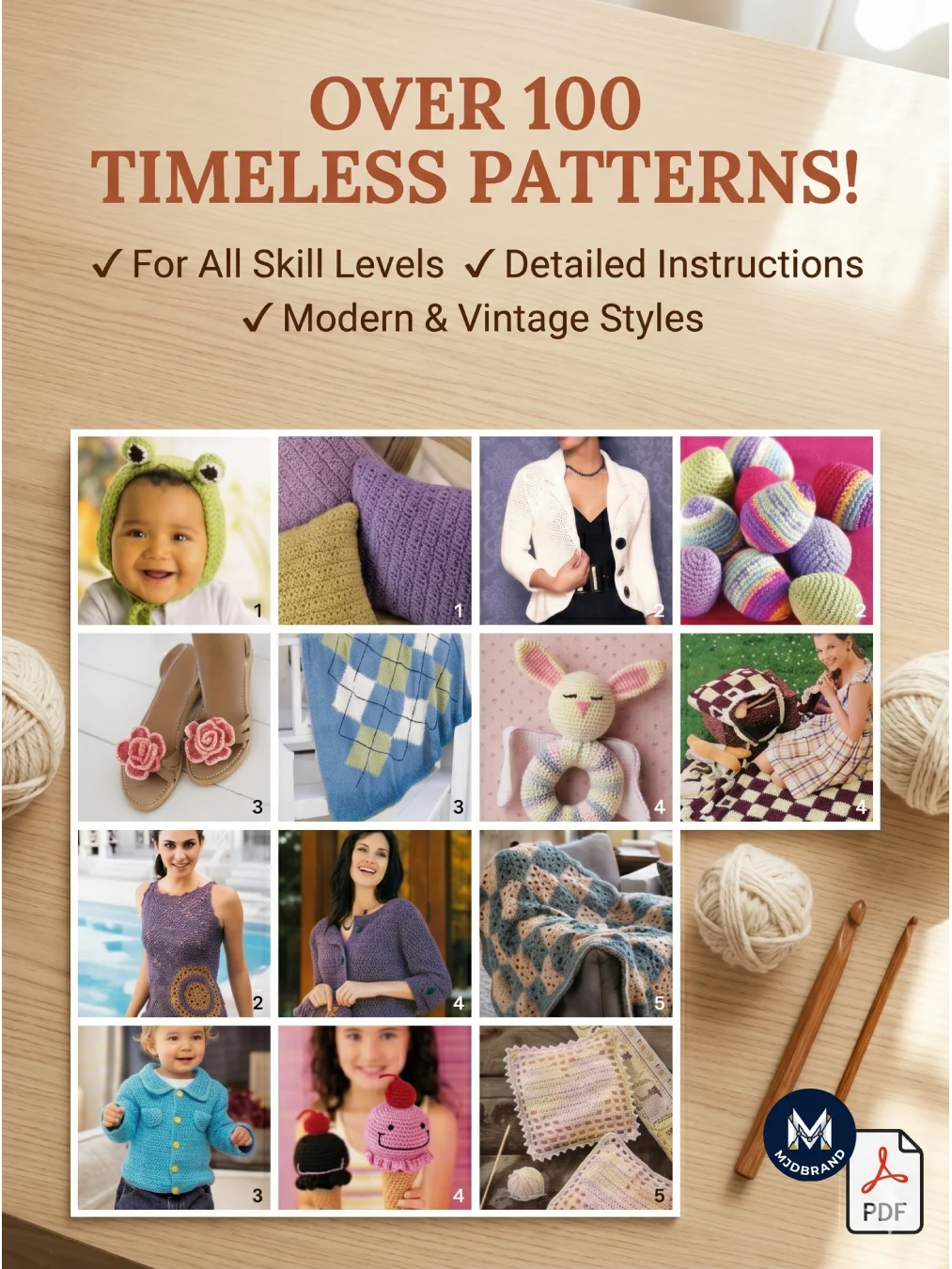 A Year of Vintage Crochet: The 2007 "Crochet Today!" 5-Issue Digital Vault product image (3)