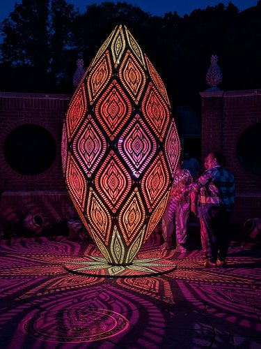 We had a wonderful date night at @mobotgarden last week. If you haven't already, head on over and check out the lanterns!