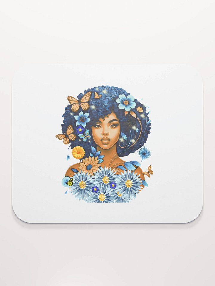 VEDENS Blue Whimsical Butterfly Mouse Pad product image (1)