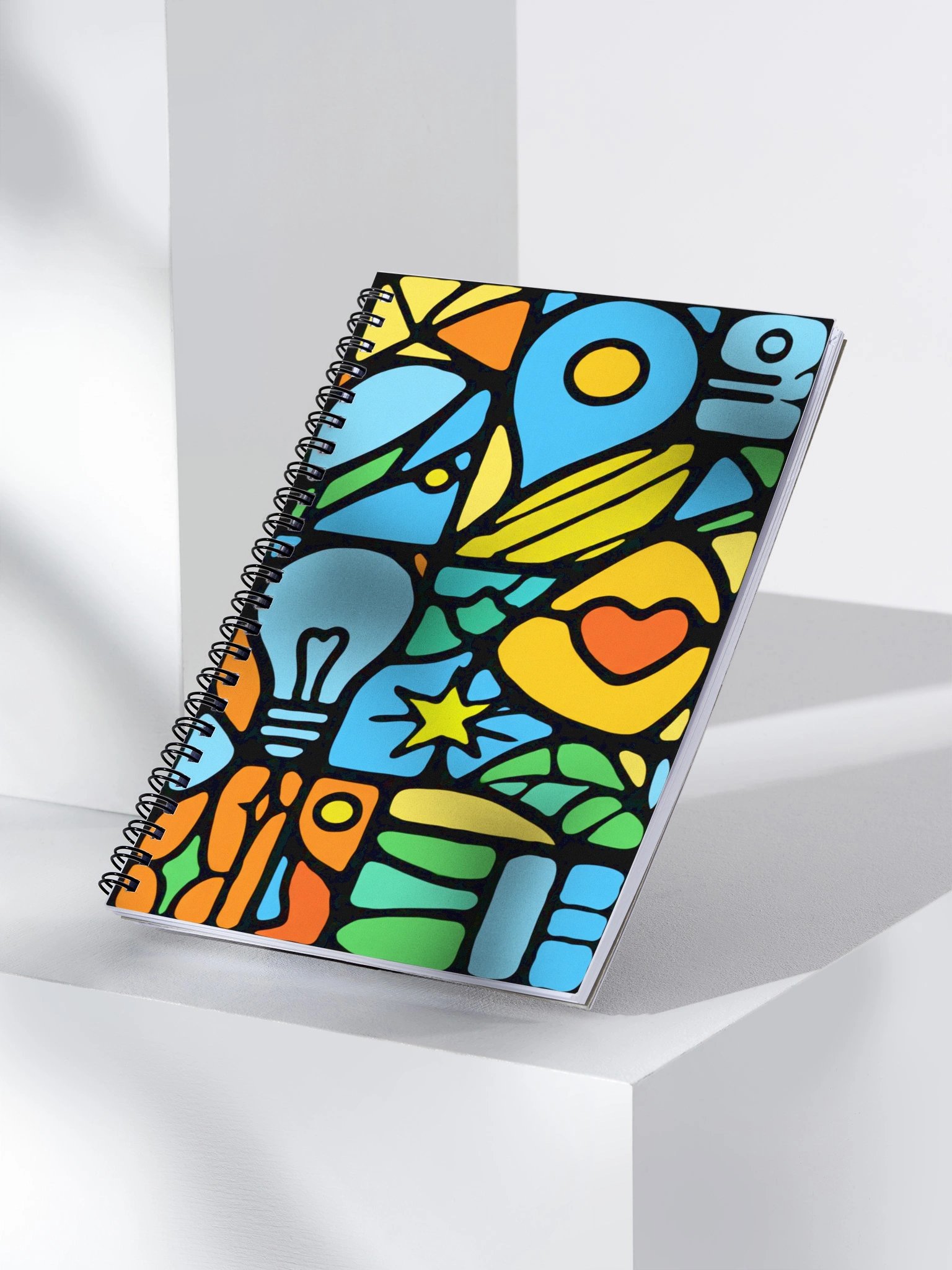 Vibrant Symbolic Spiral Notebook product image (3)