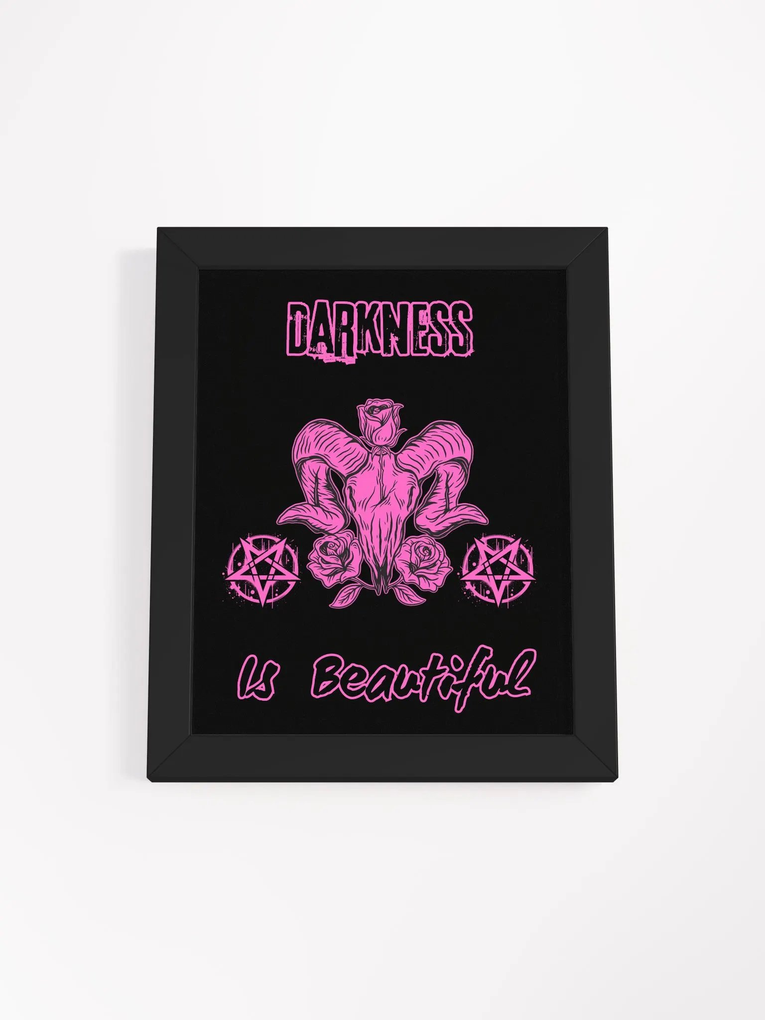 Darkness is Beautiful Framed Art product image (4)