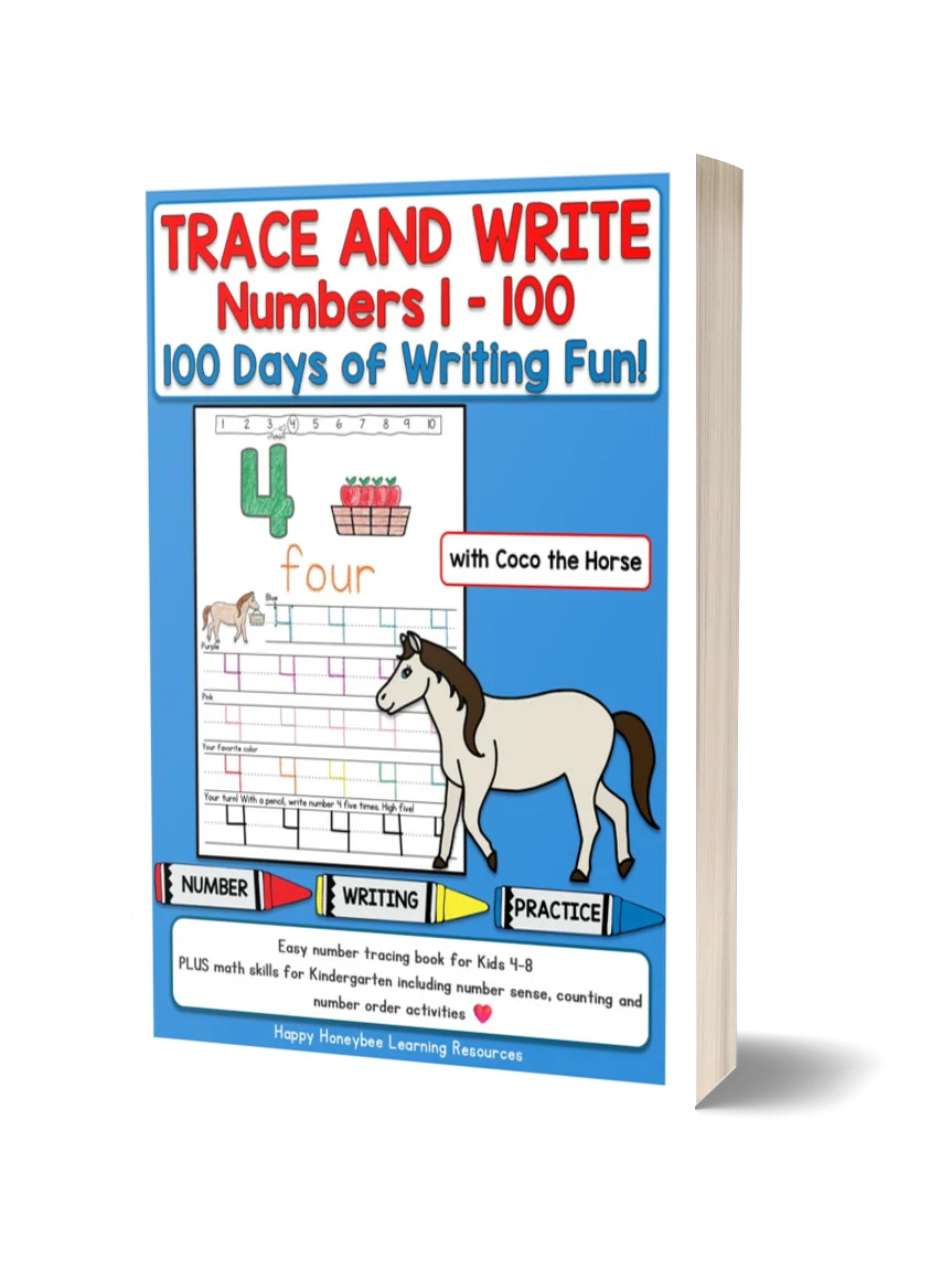 Trace and Write 1-100 Workbook (Instant Download) product image (1)