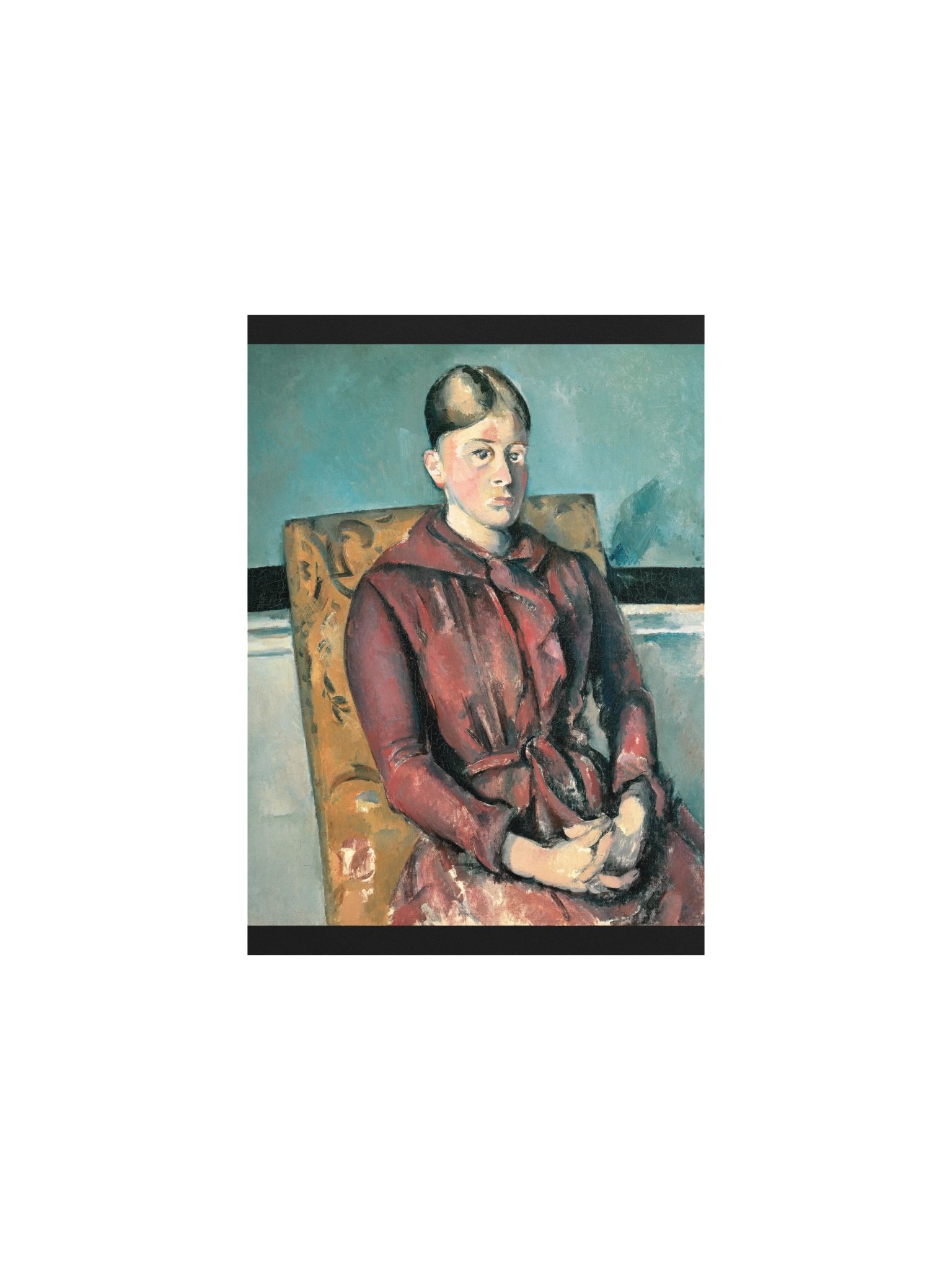 Cézanne, Madame Cézanne in a Yellow Chair — Fine-Art Poster product image (2)