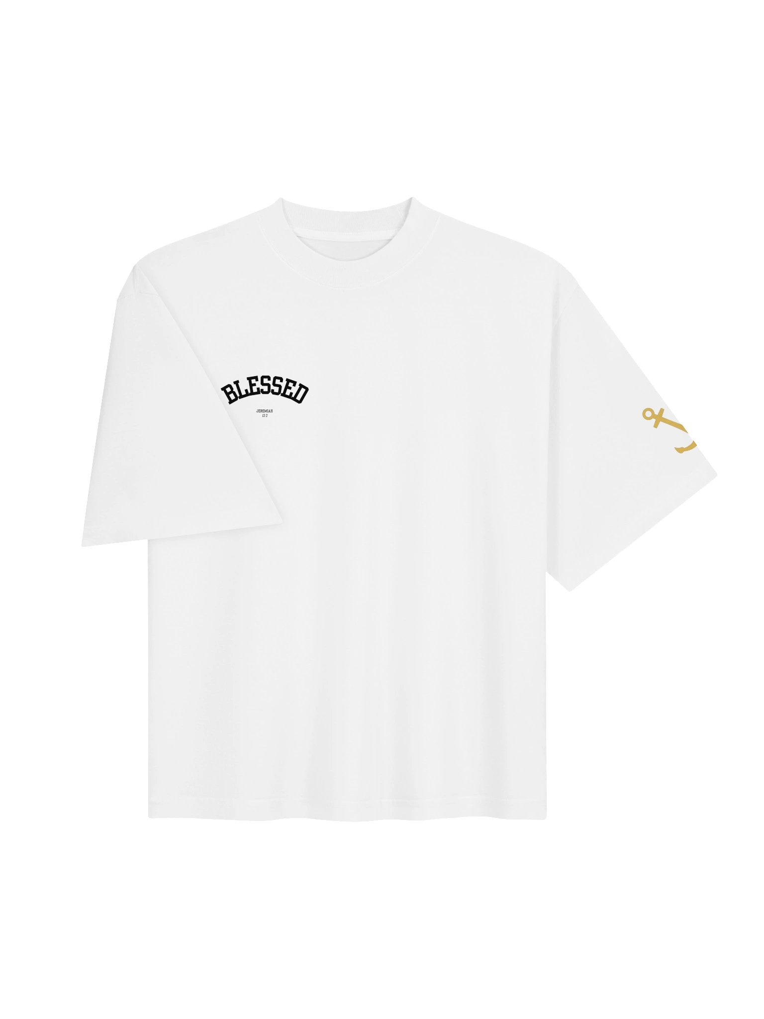 Blessed Oversized Tee (White) product image (3)