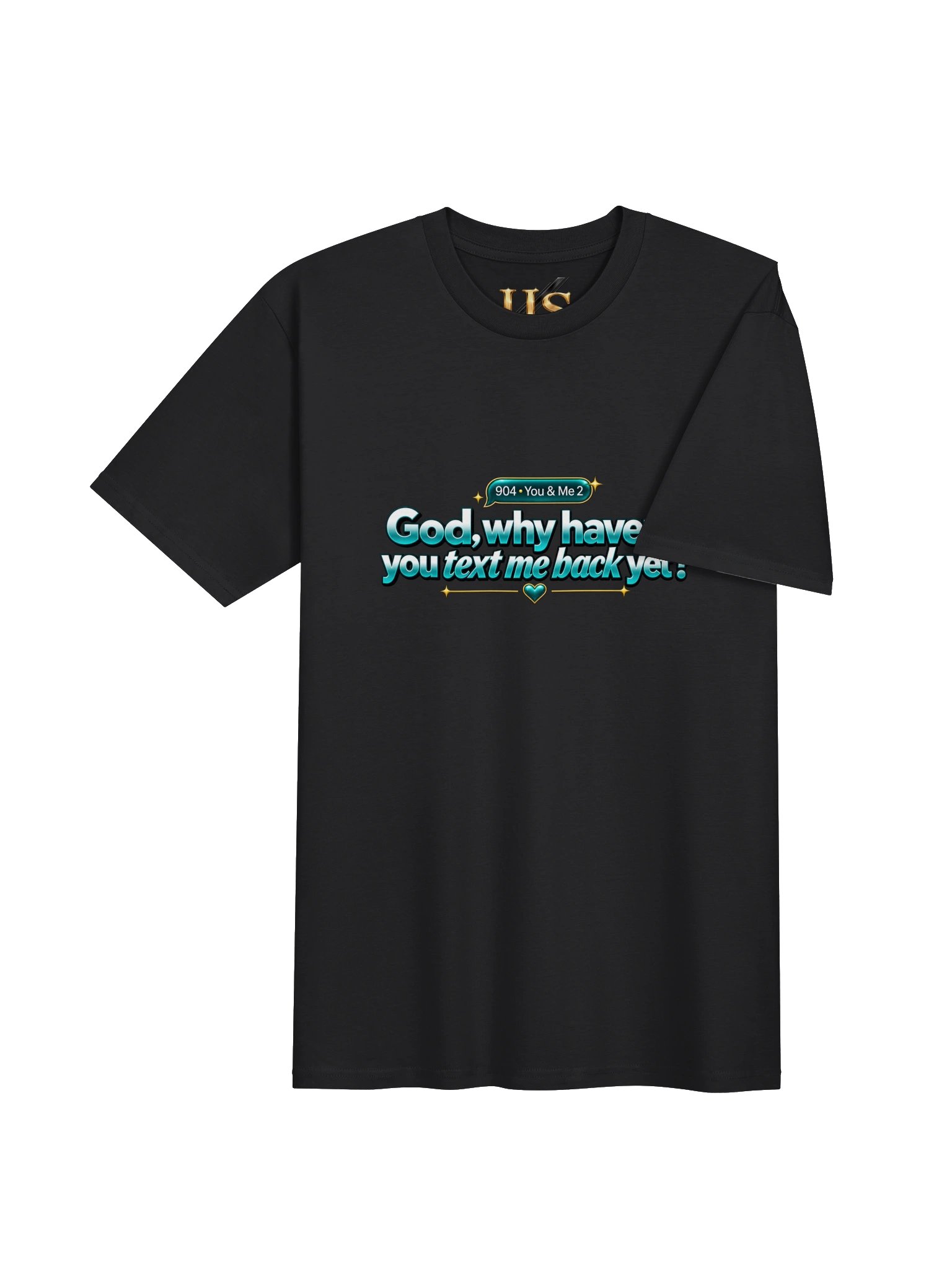 904 You & Me 2 God — Through Jesus Black T-Shirt product image (4)