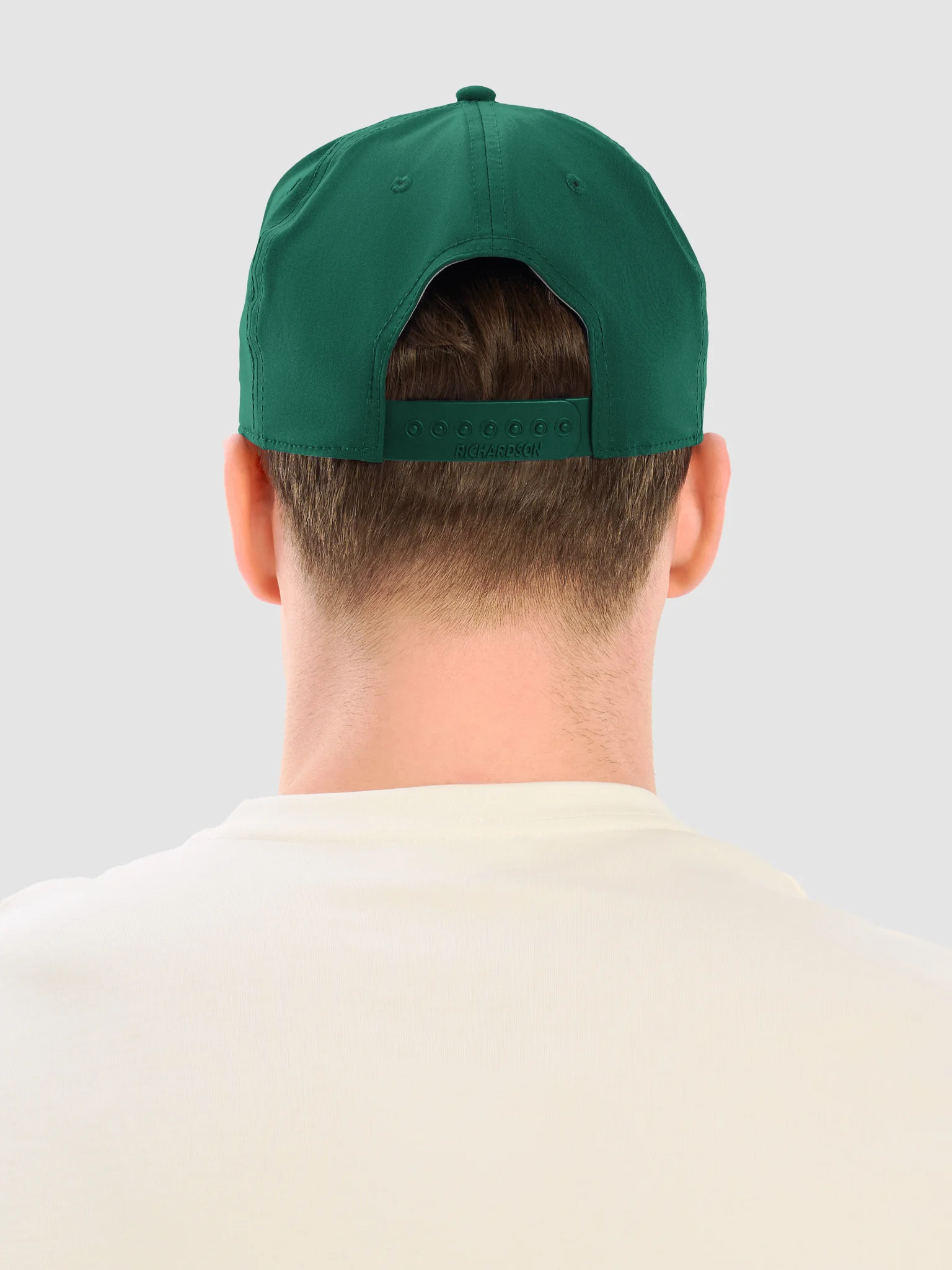 “Icon" Embroidered Five-Panel Classic Rope Cap in Green product image (6)