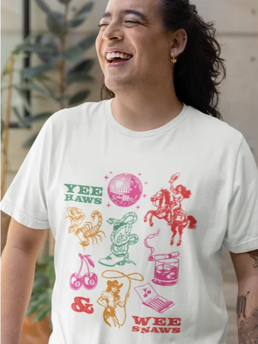 yeehaws & weesnaws printed shirt product image (1)
