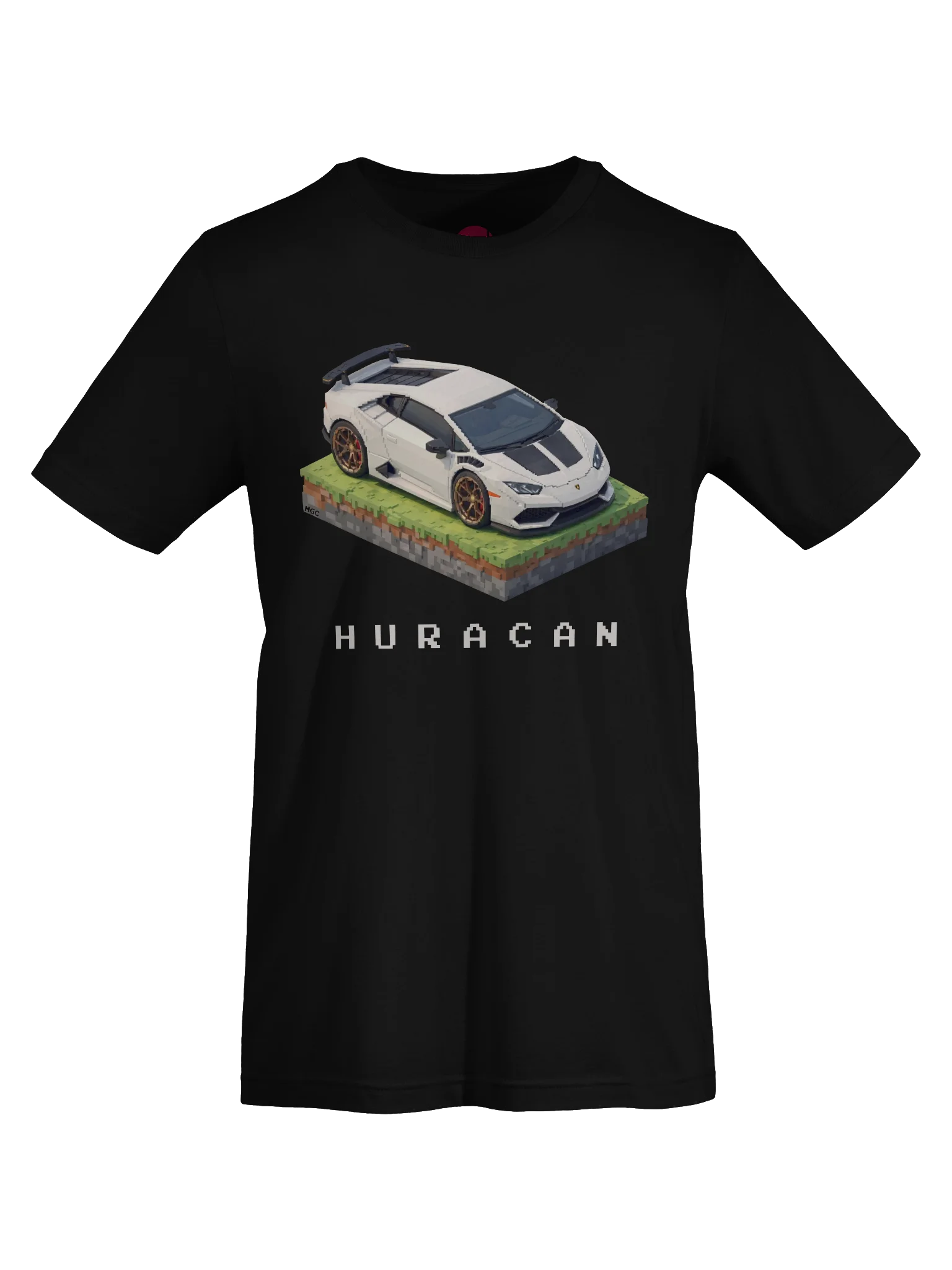 White Lamborghini Huracan Shirt (Pixel, Retro, Minecraft) product image (56)