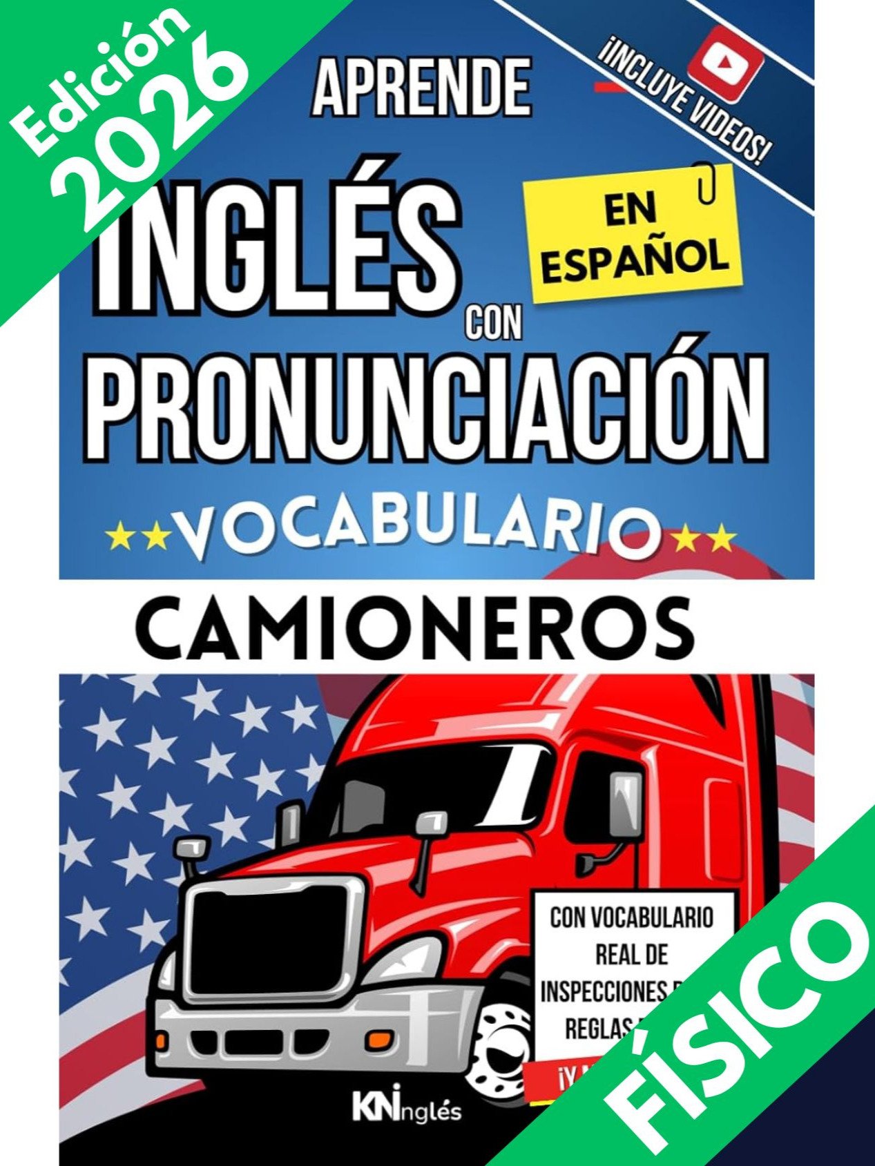 Camioneros / Chofer de camion / libro para aprender inglés con pronunicación / Vocabulario conductores de camion y carga pesada product image (1)