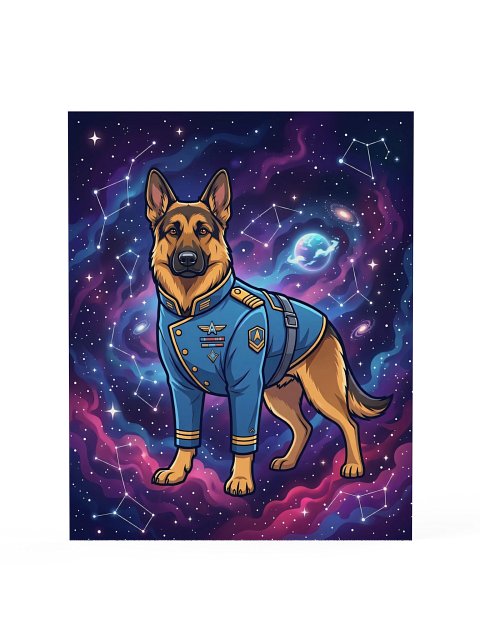 Starship Captain Shepherd Poster