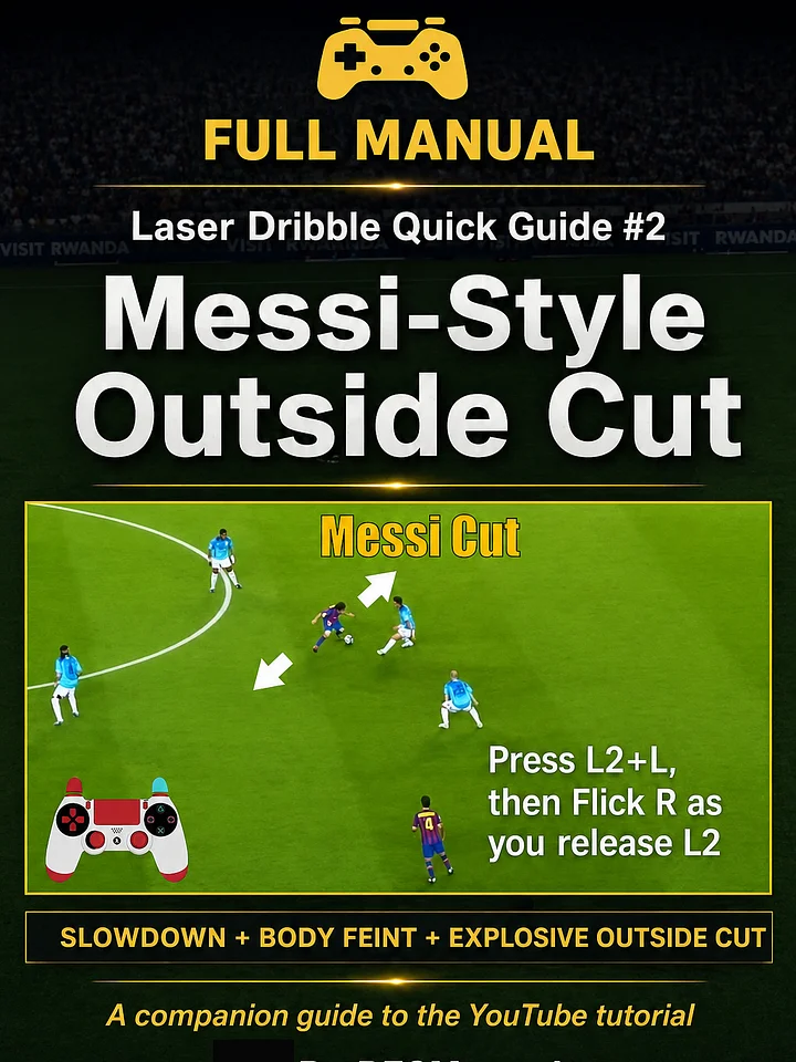 Messi-style outside Cut in eFootball product image (1)