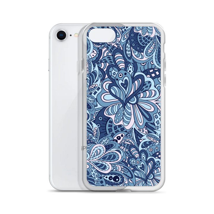 Blue Swirls iPhone® Case product image (55)
