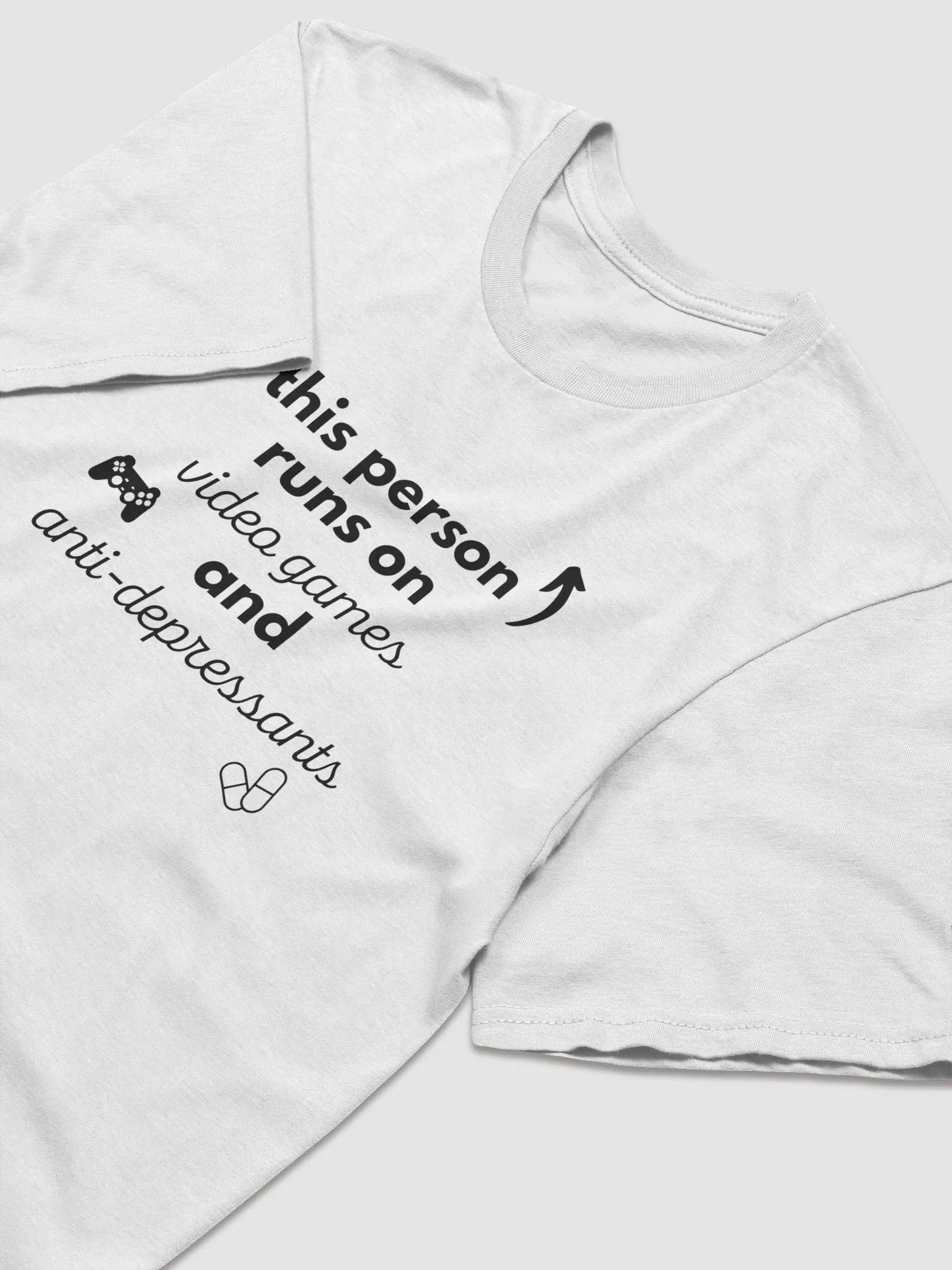 Video games & Anti-Depressants Lightweight Tee product image (4)