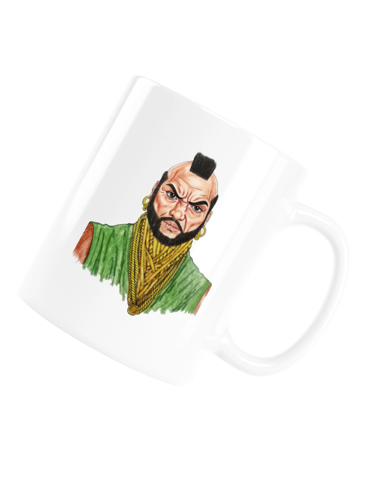 Gold Chains & Attitude — Character Portrait Mug product image (16)