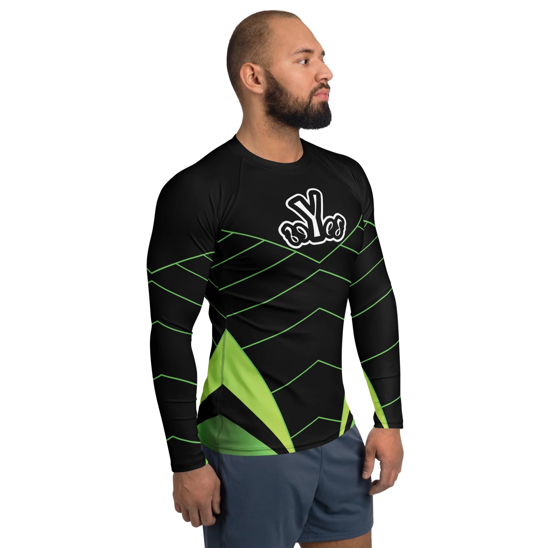 YesYes Vortex Men's Rash Guard product image (4)