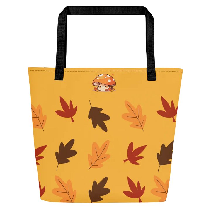 Ochre Leaves Tote Bag product image (1)