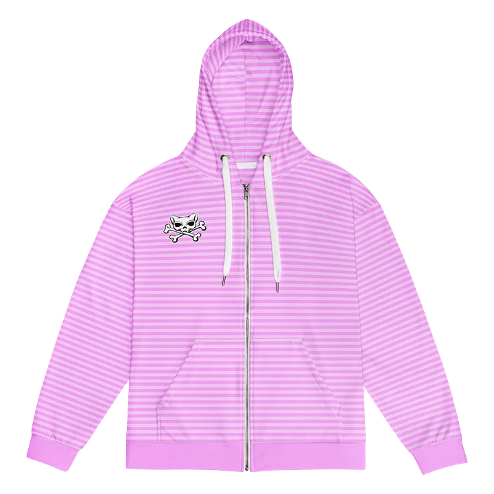 Light Pink Stripped Hoodie product image (1)