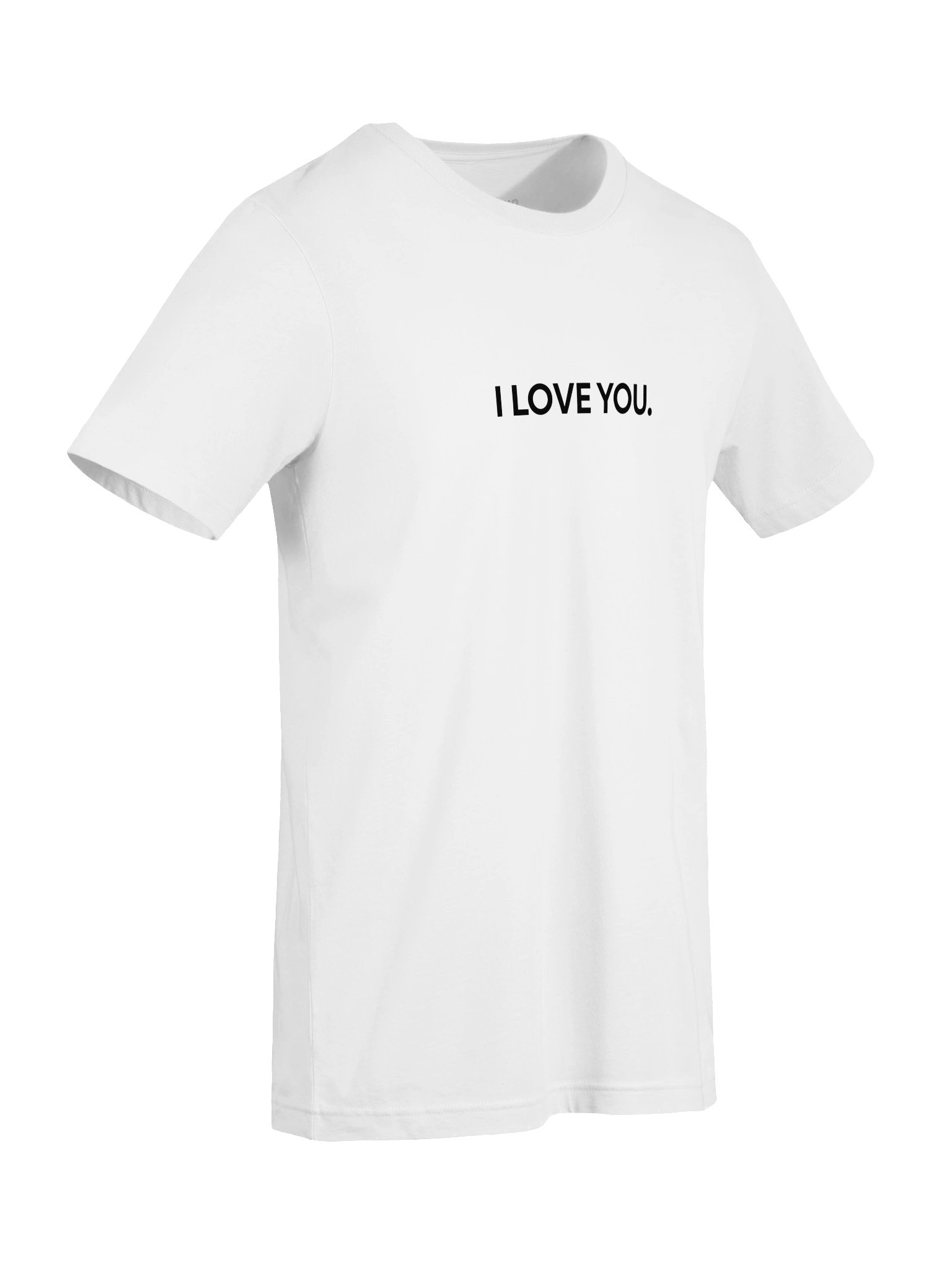 I Love You Minimalist Unisex Tee - WHITE product image (7)