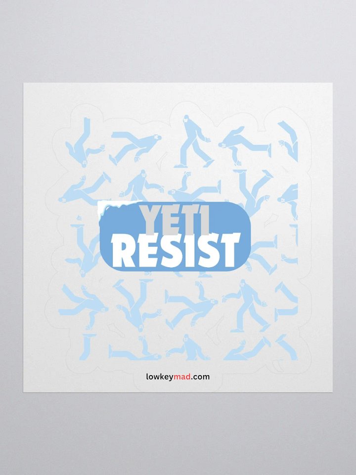 Yeti March to Resist Sticker product image (1)