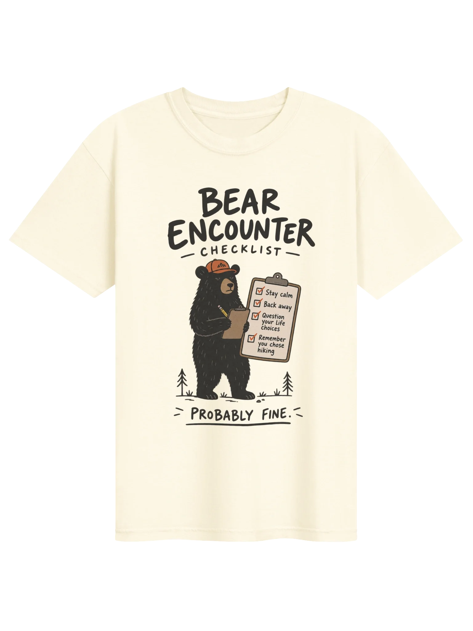 Bear Encounter Checklist in Ivory