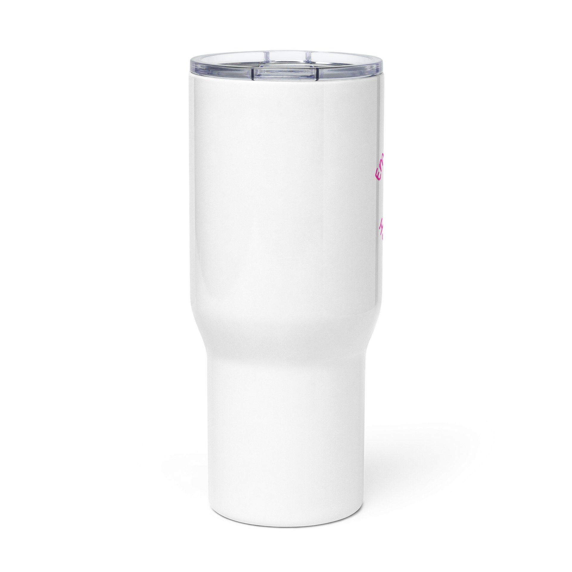 Emotional Baggage Handler 25 oz or 40oz Tumbler-White and Pink product image (3)