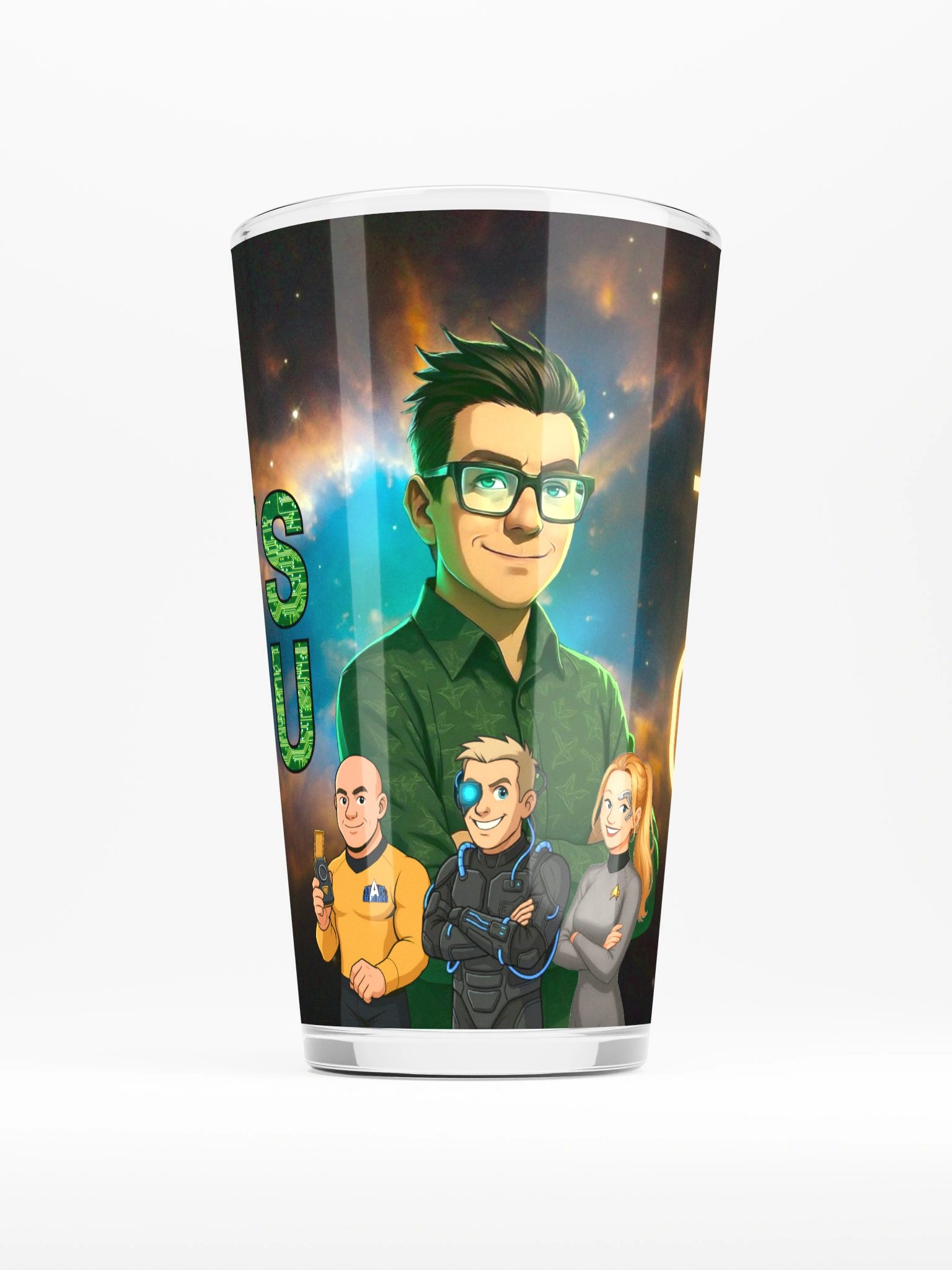 The Collective Must Grow – Twitchaversary Pint Glass product image (1)