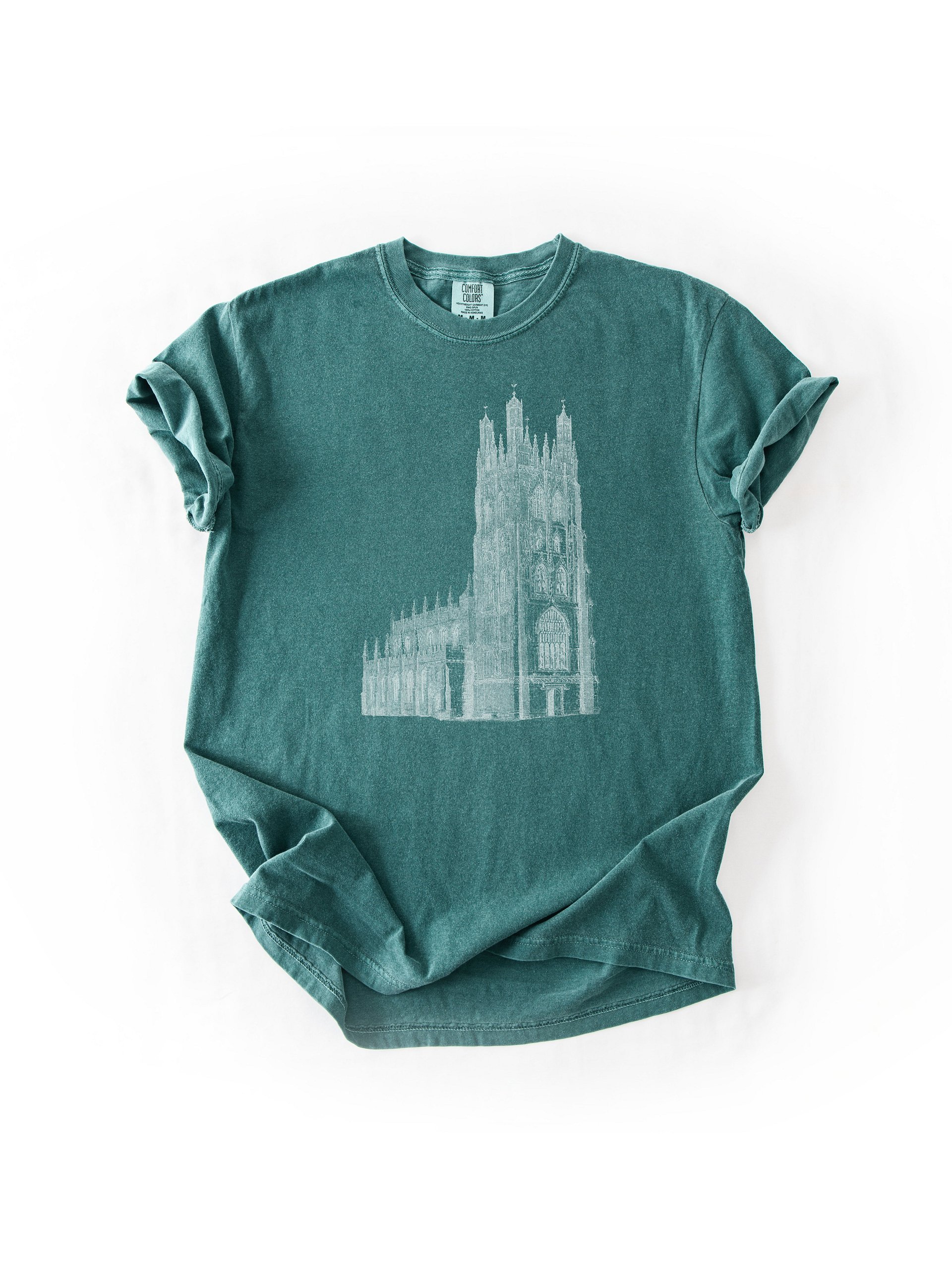 Cathedral Engraving - Light on Dark - Comfort Colors T-Shirt product image (1)