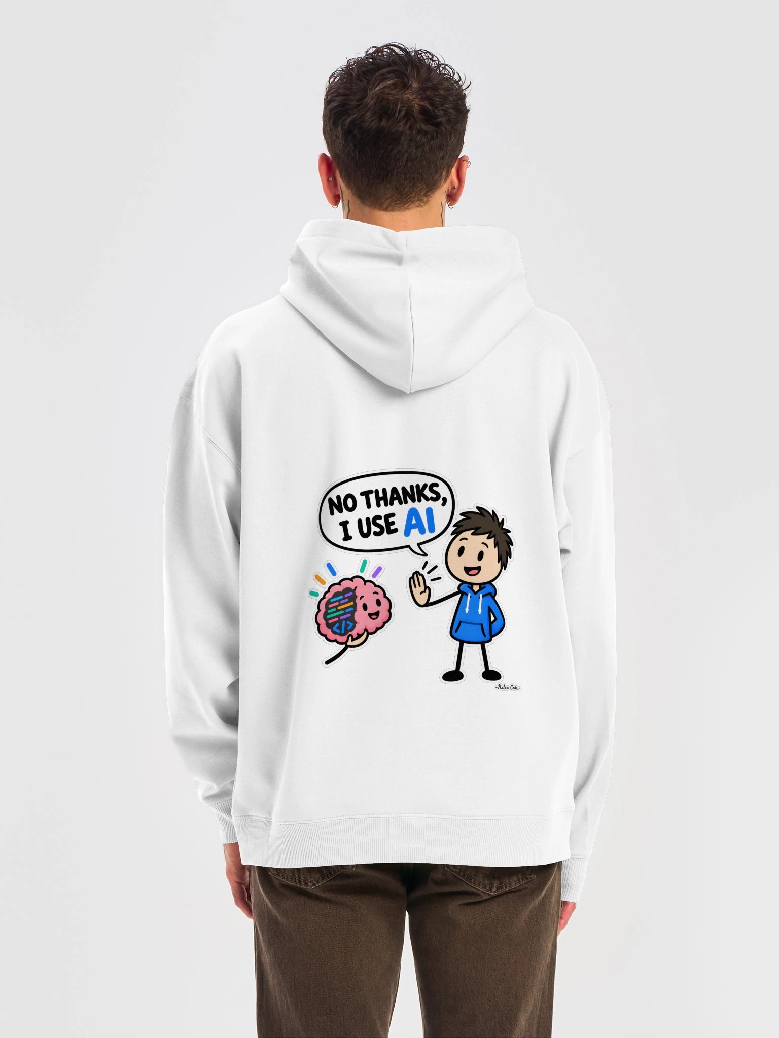 No Thanks I use AI, Hoodie product image (1)