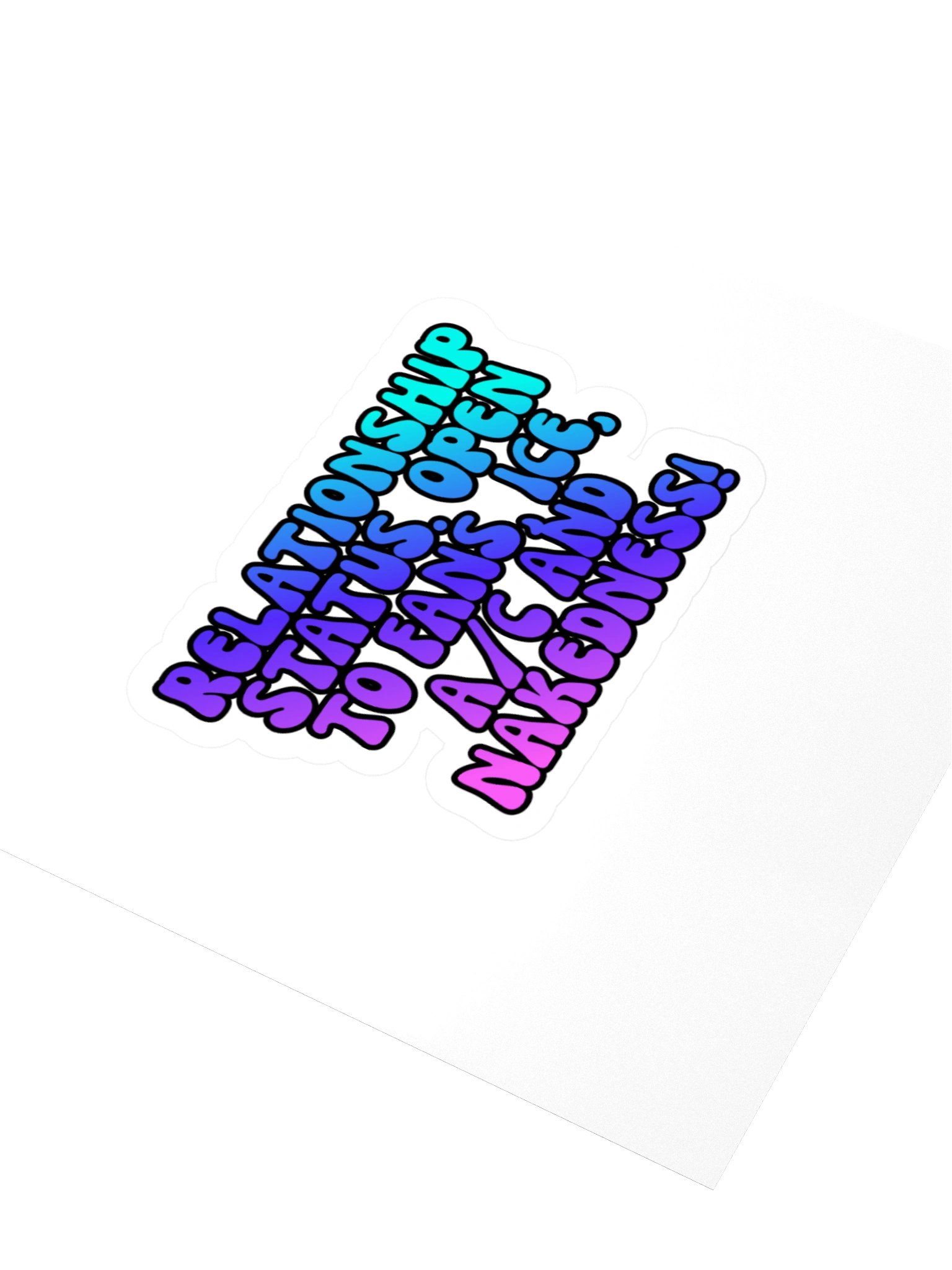 Menopause Chaos Kiss Cut 4"x4" Vinyl Sticker product image (3)