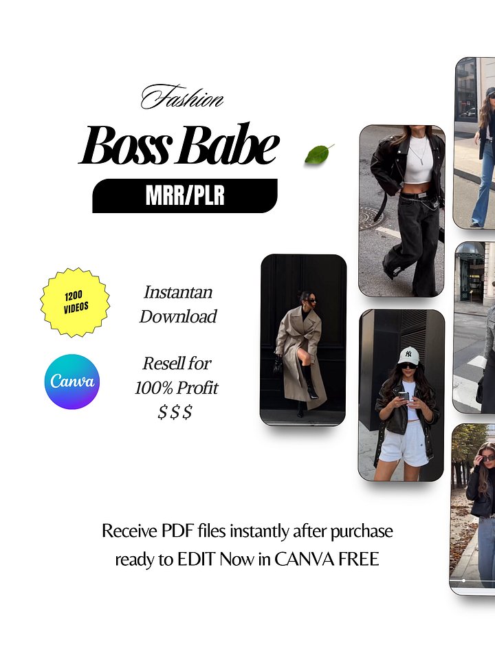 500 BOSSBABE Faceless Reels (MRR Included) product image (2)