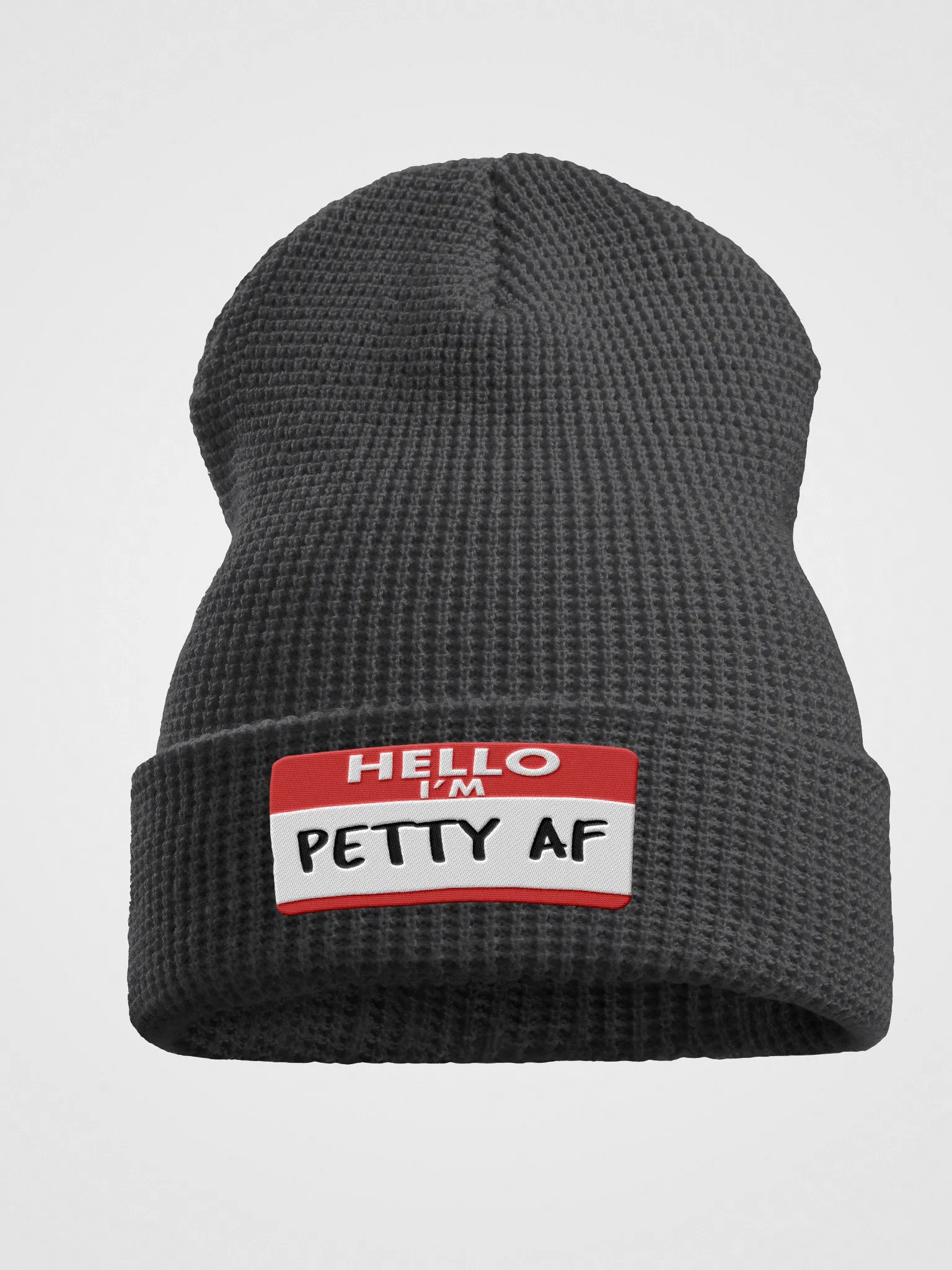 Petty AF Waffle Beanie product image (2)