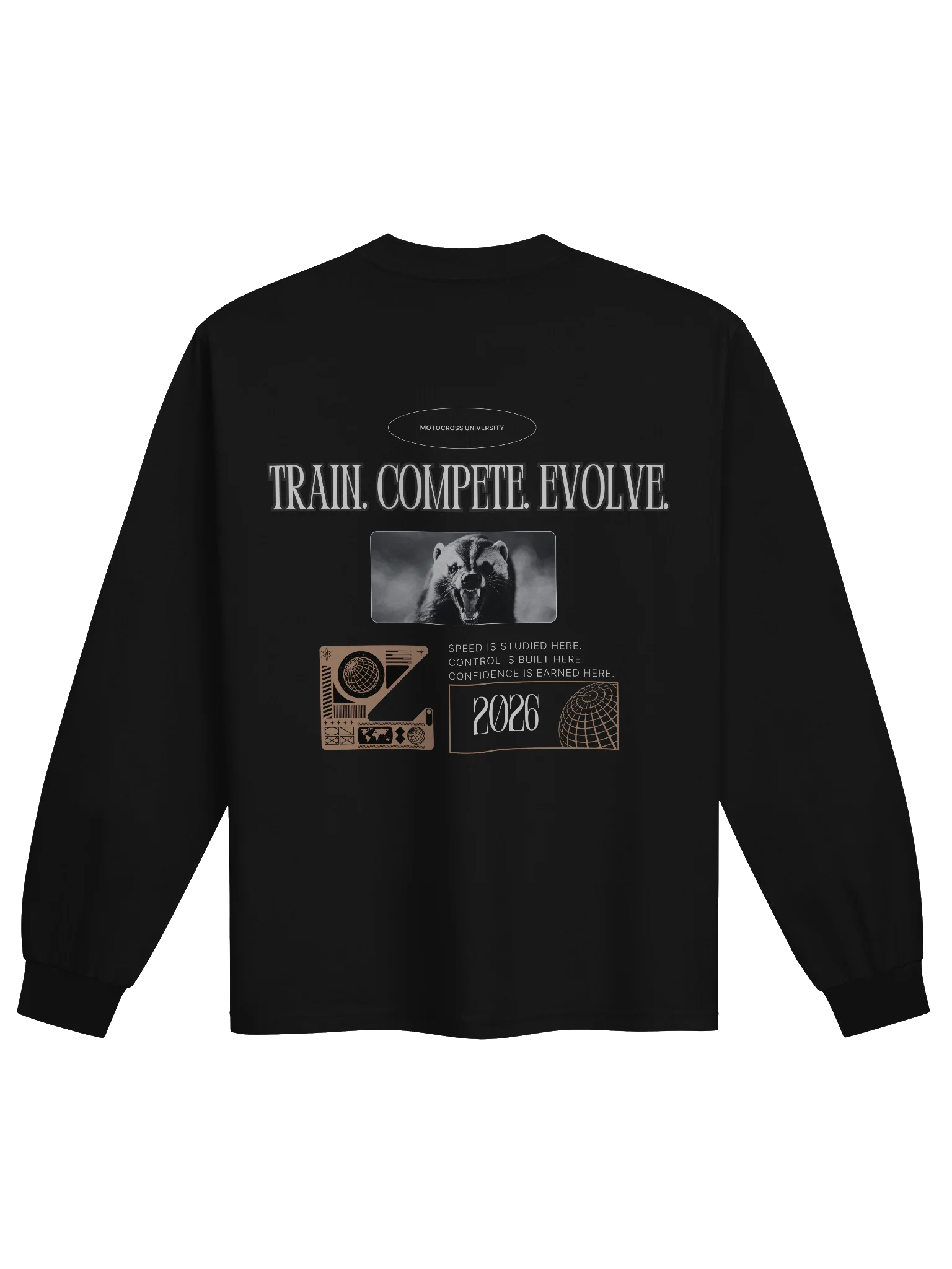 Train. Compete. Evolve. Longsleeve product image (1)