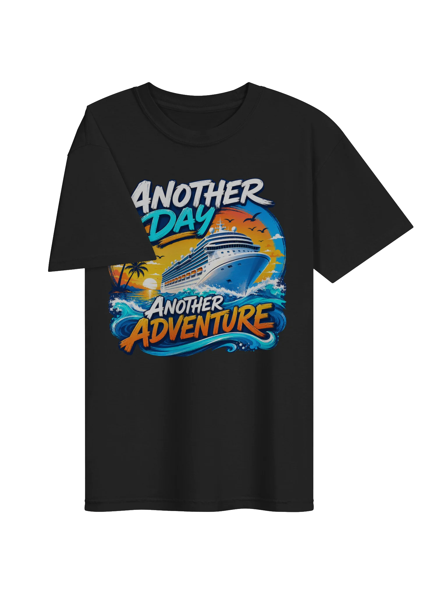 Another Day, Another Adventure Cruise T-Shirt | Premium Comfort Colors Edition product image (3)