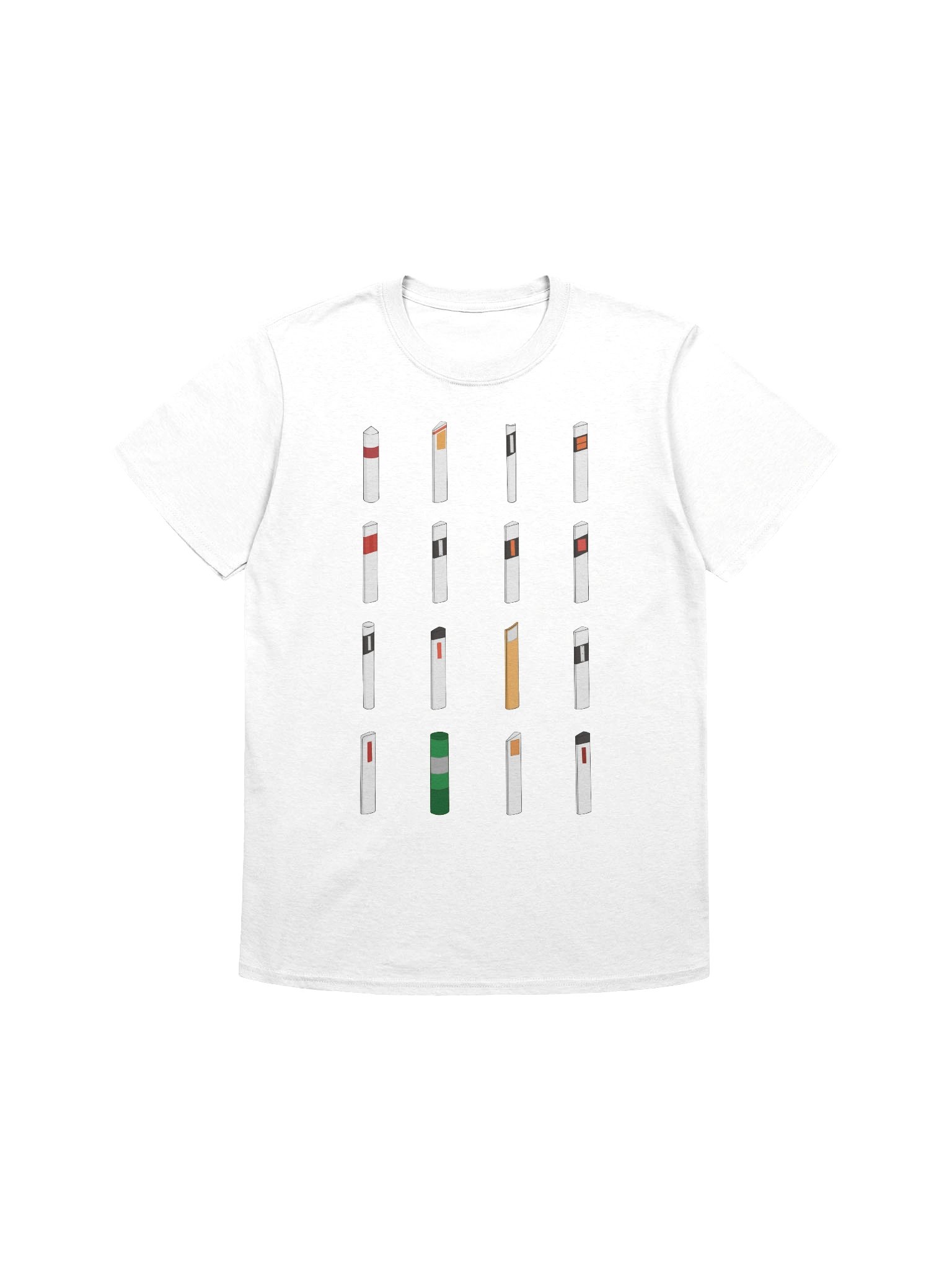 European Bollards T-shirt product image (1)
