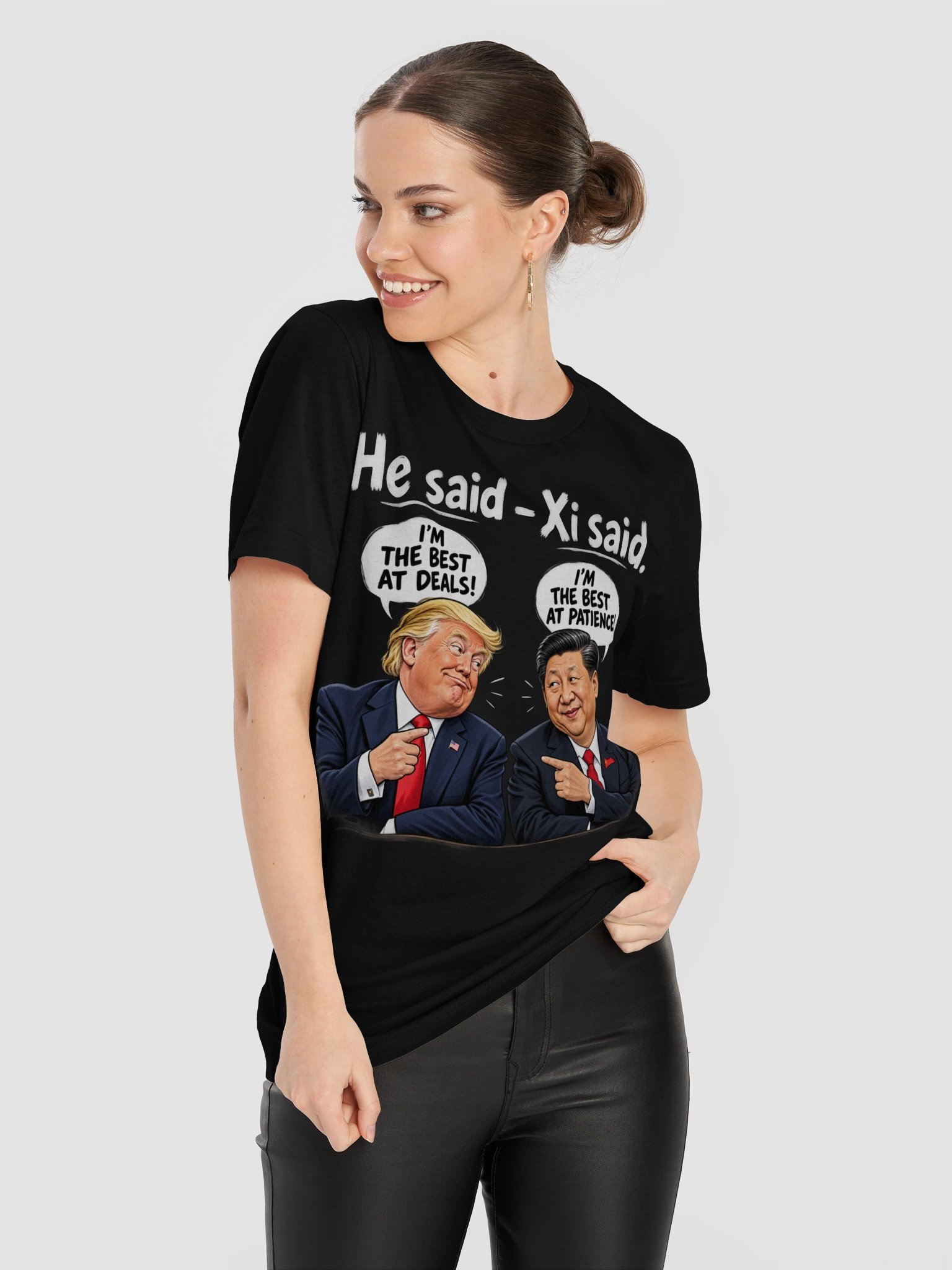He said - Xi said T-shirt product image (2)