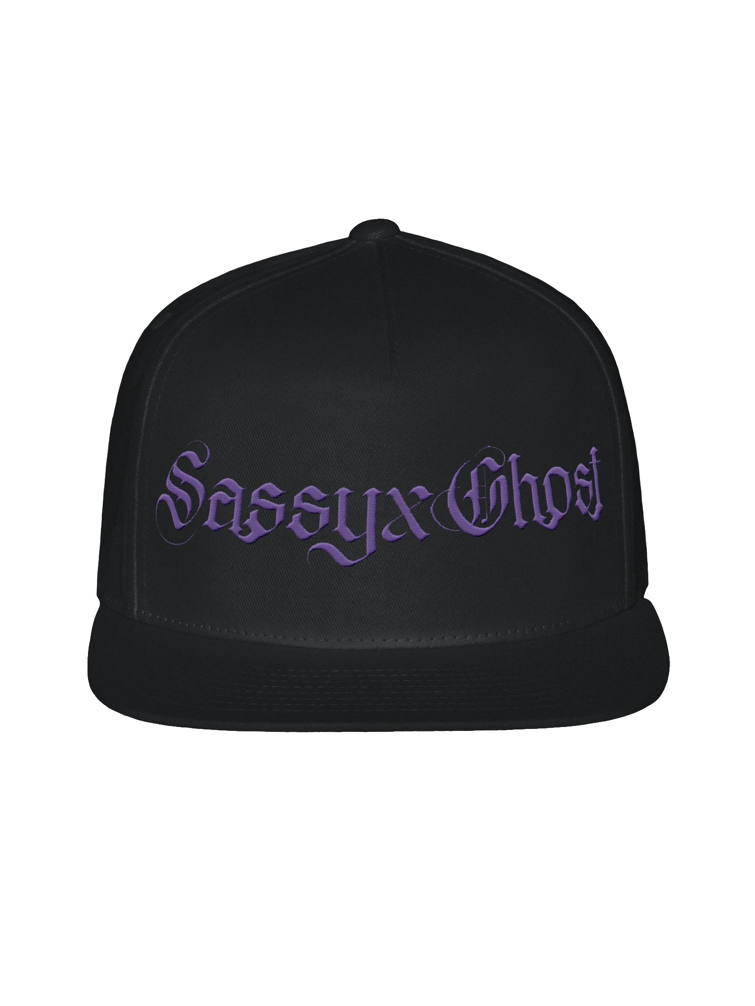 Chicano Font Purple Flat Snapback product image (3)