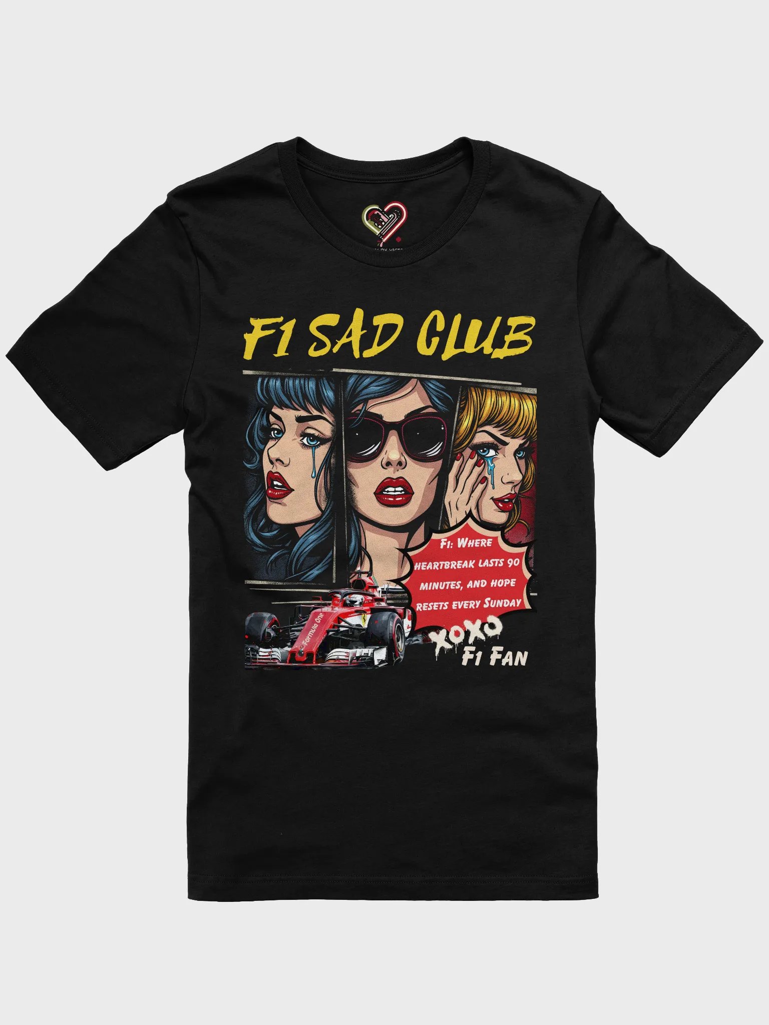 F1 SAD CLUB Pop Art T-Shirt product image (1)