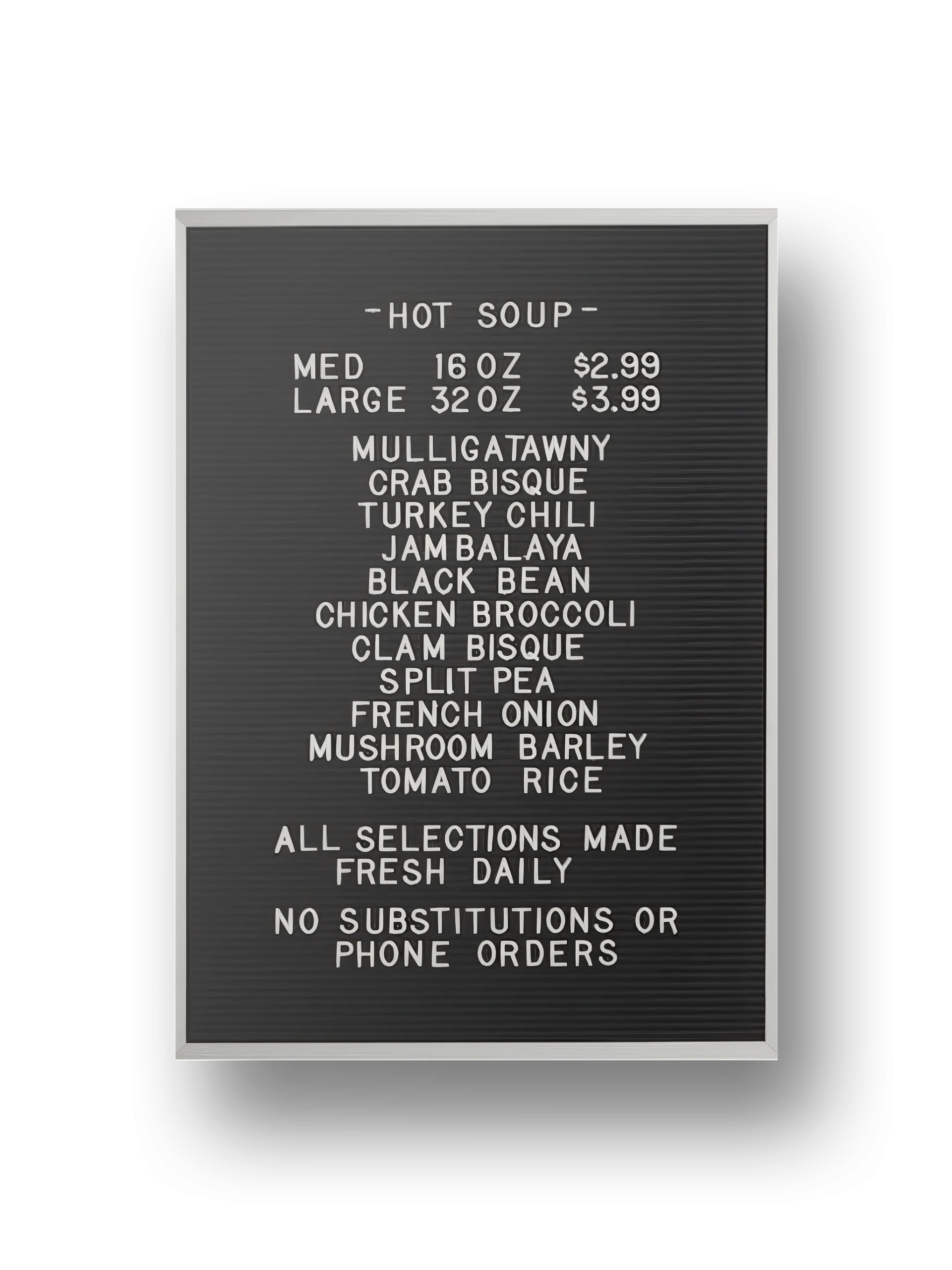 The Soup Letterboard product image (1)