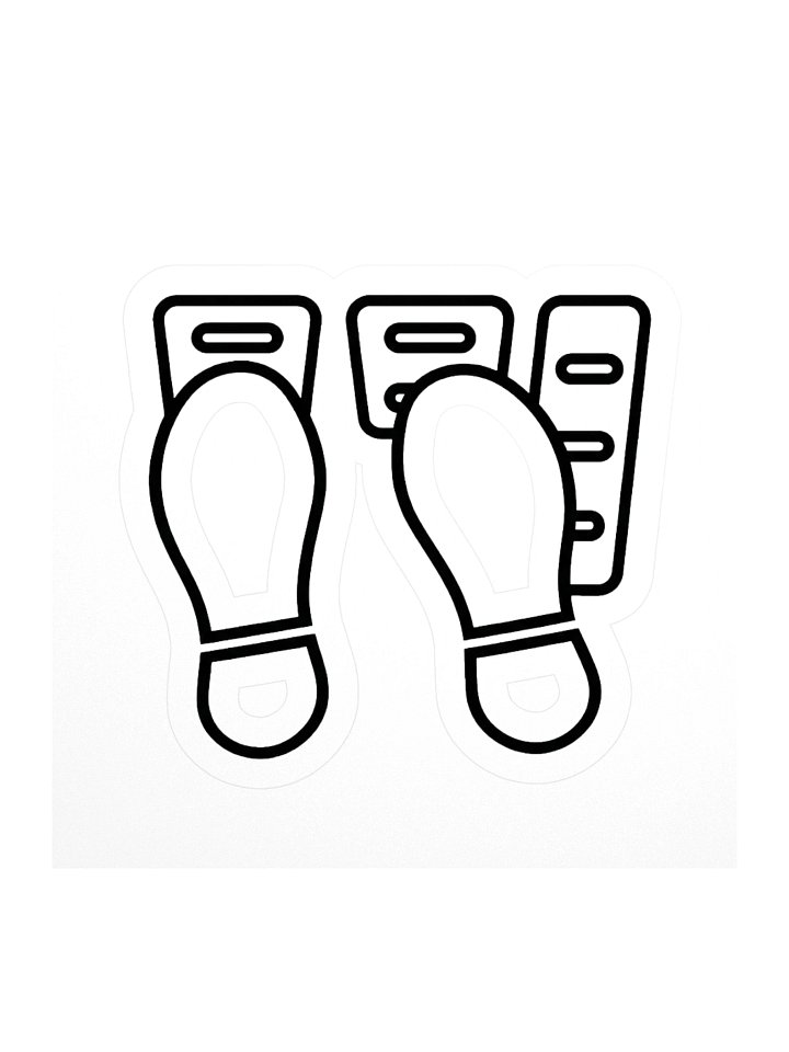The Technique Badge (Heel & Toe Sticker) product image (1)