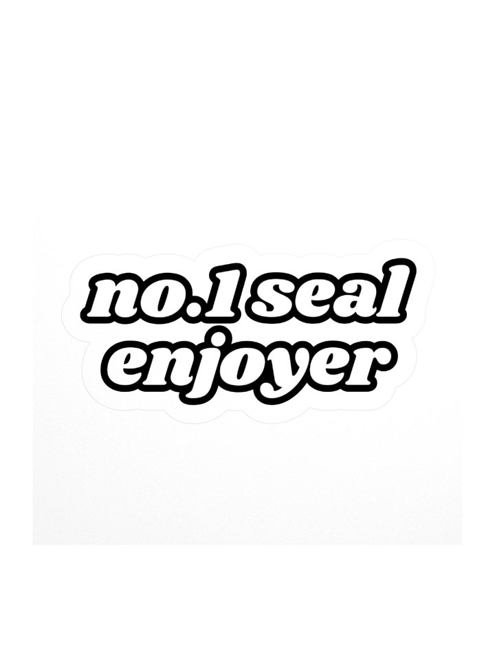 seal enjoyer sticker product image (1)