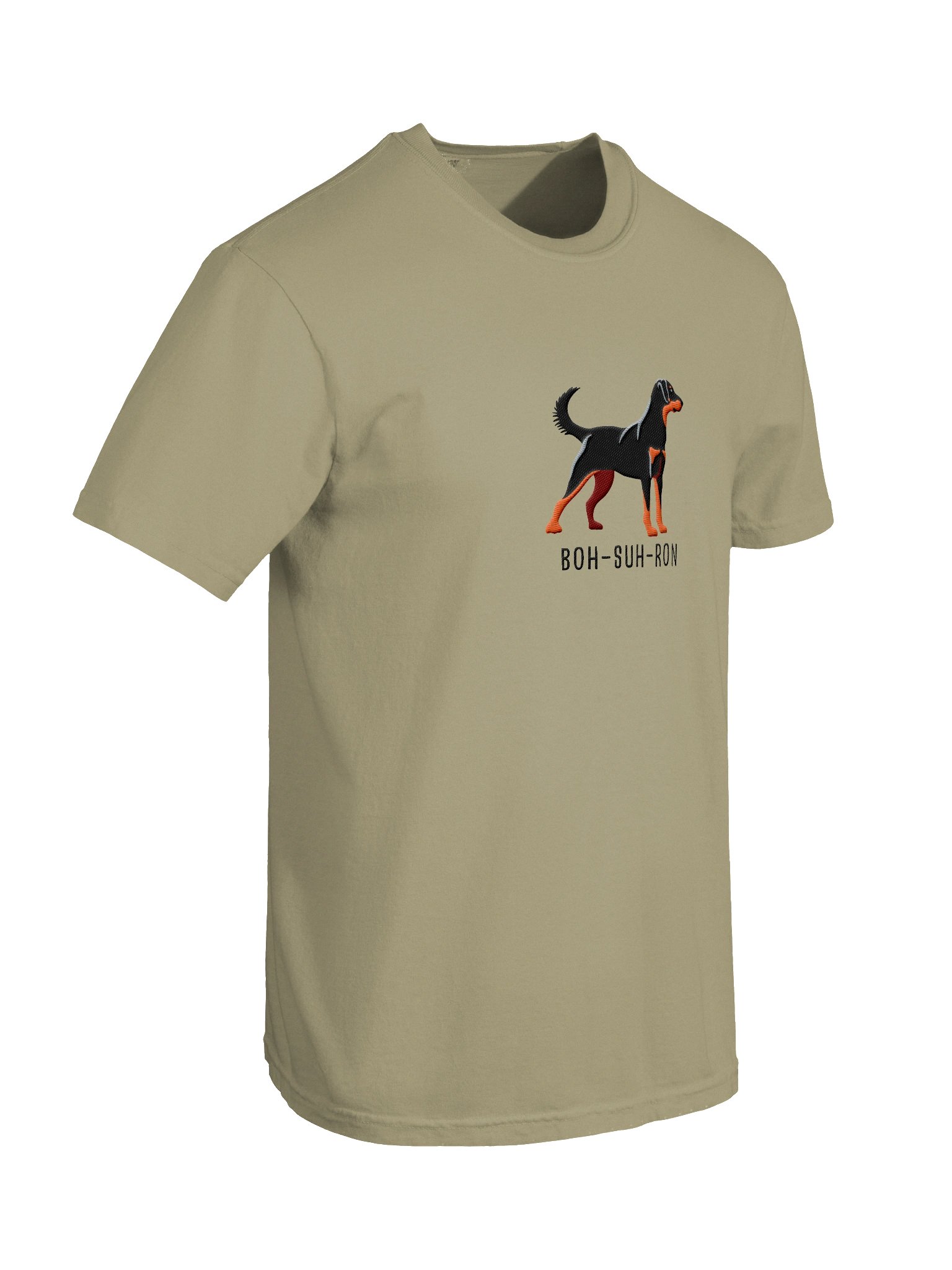 Boh-Suh-Ron T-Shirt(Embroidered) of a Beauceron(Black & Tan) product image (11)