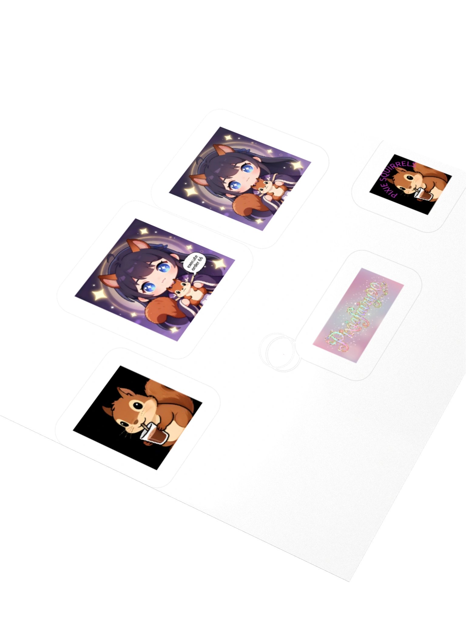 Pixie Squirrel Stickers product image (3)
