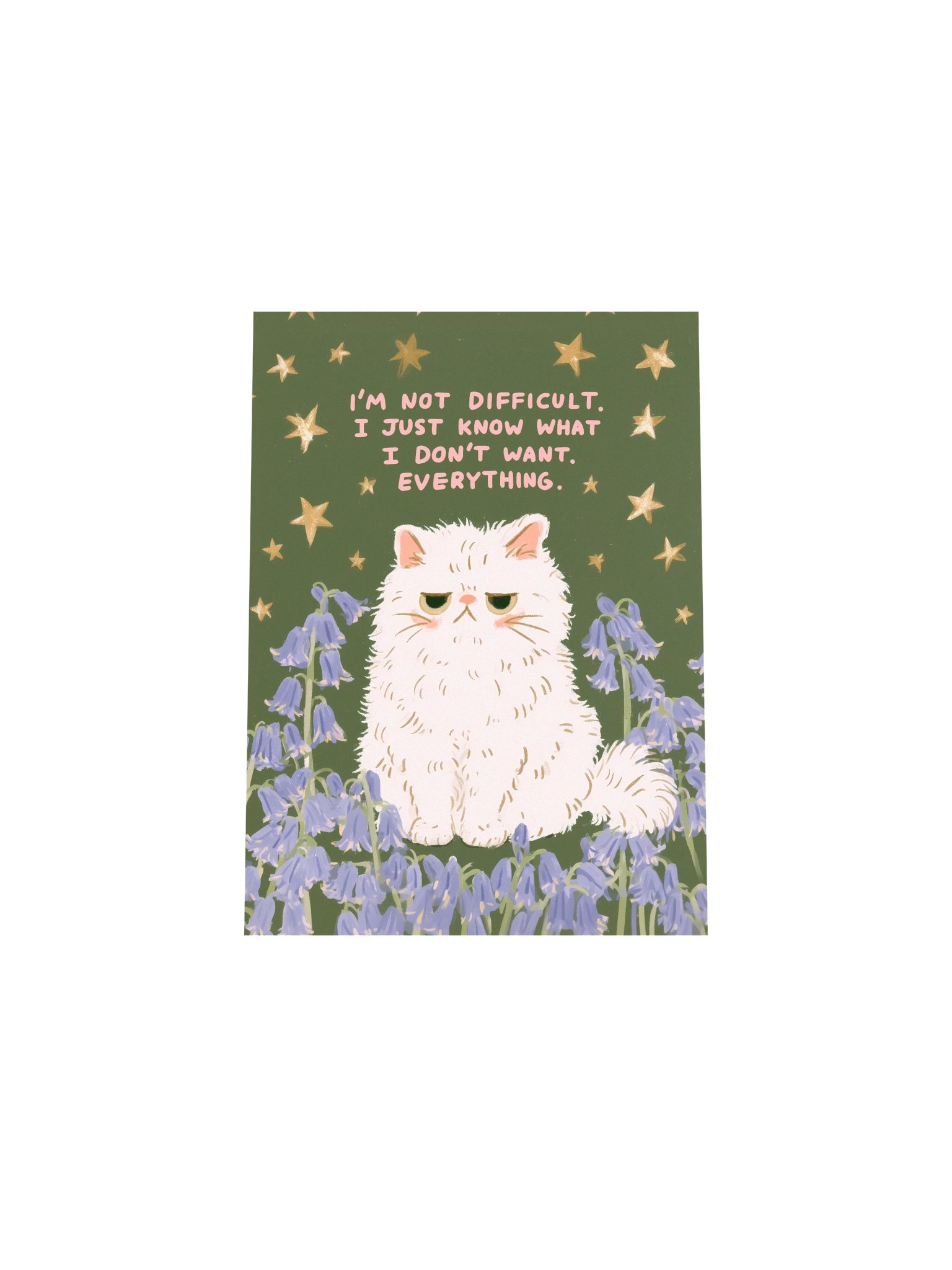 Unimpressed Cat Quote Poster product image (30)