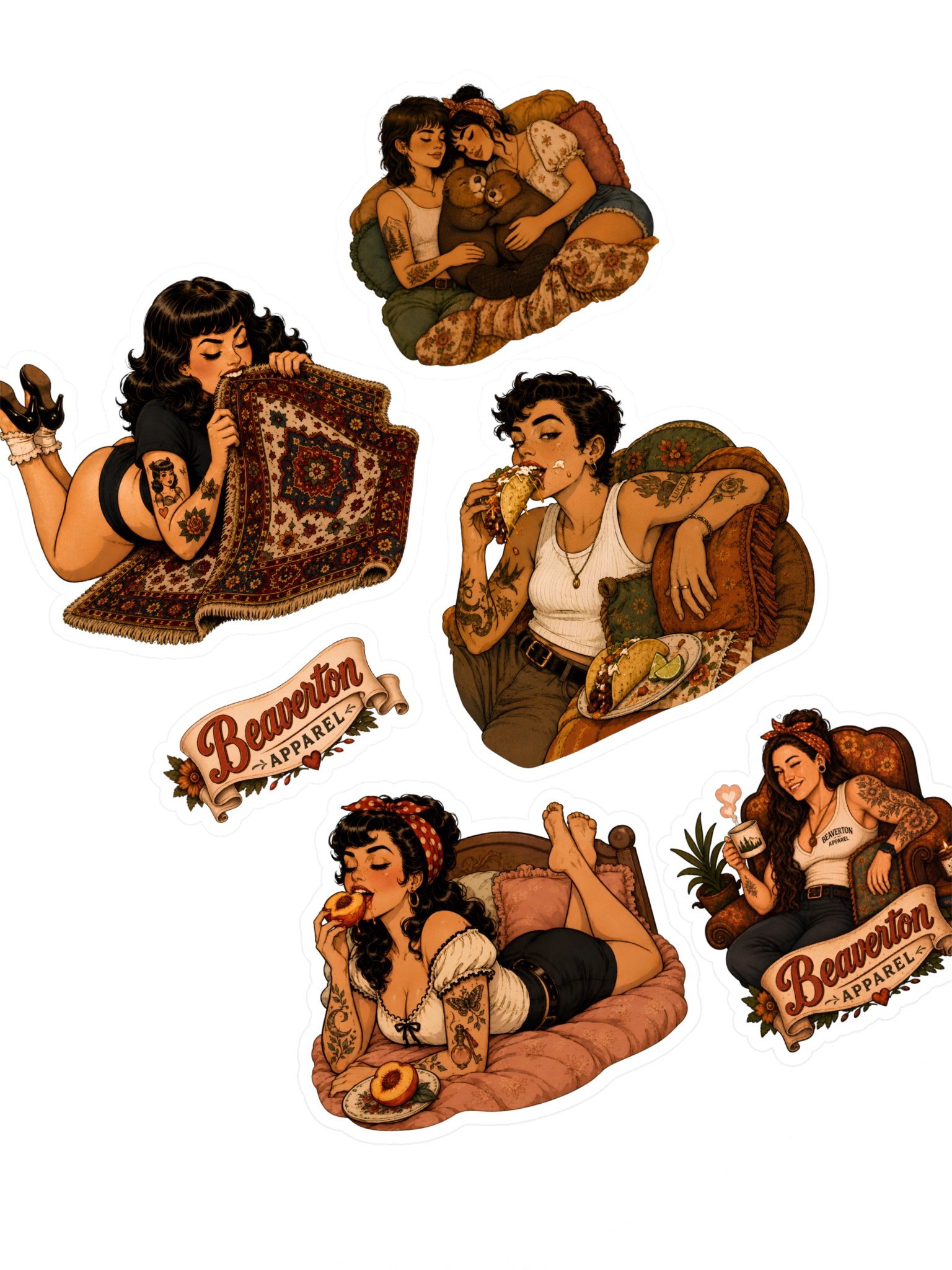 Eat Your Heart Out Sticker Sheet product image (1)