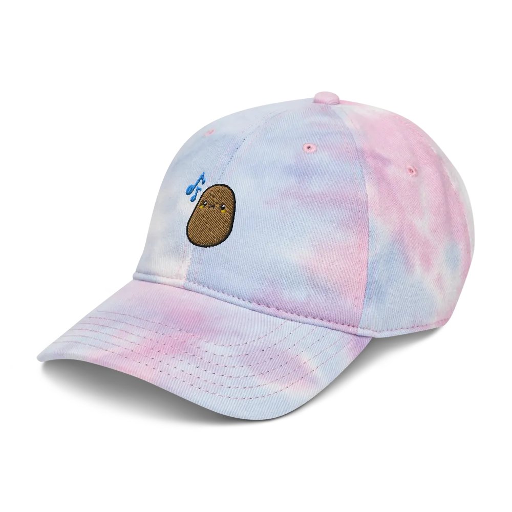 Embroidered Singing Potato Tie-Dye Hat product image (43)