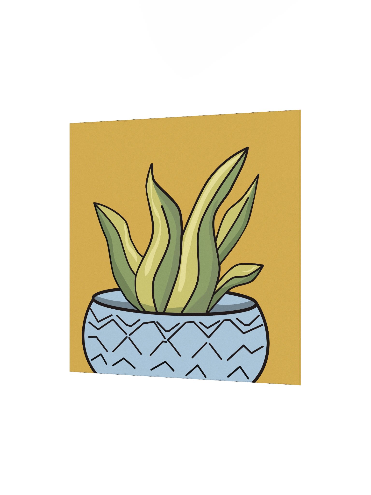 The Aloe Vera Design - Sunny Succulent Archival Poster product image (2)