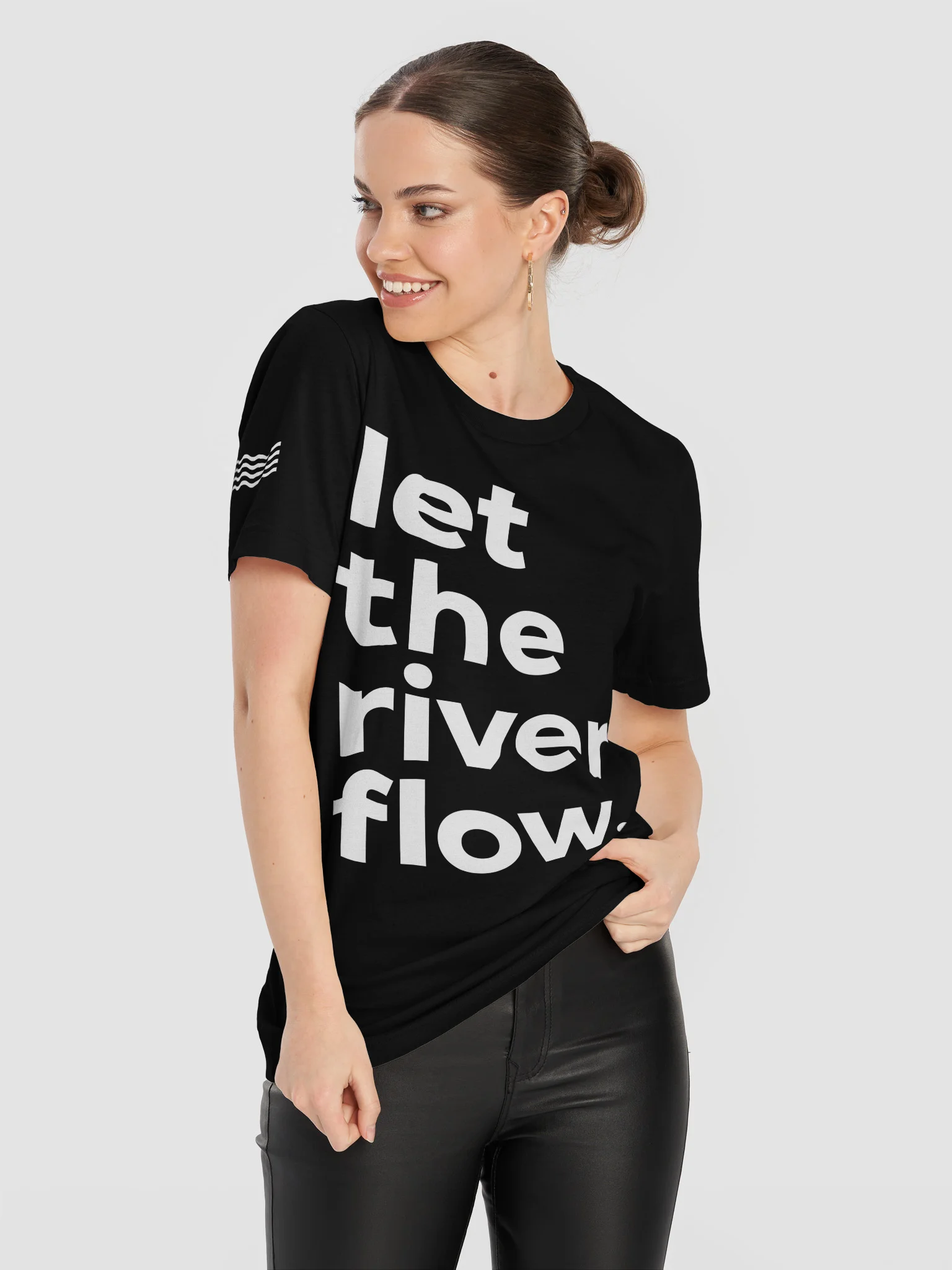 Let The River Flow Tee - Bold Dark product image (11)