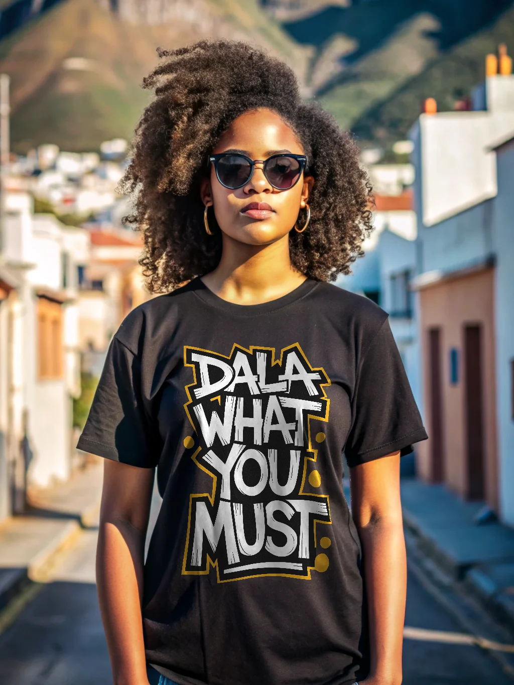 “Dala What You Must” Street-Style Cape Flats T-Shirt product image (3)