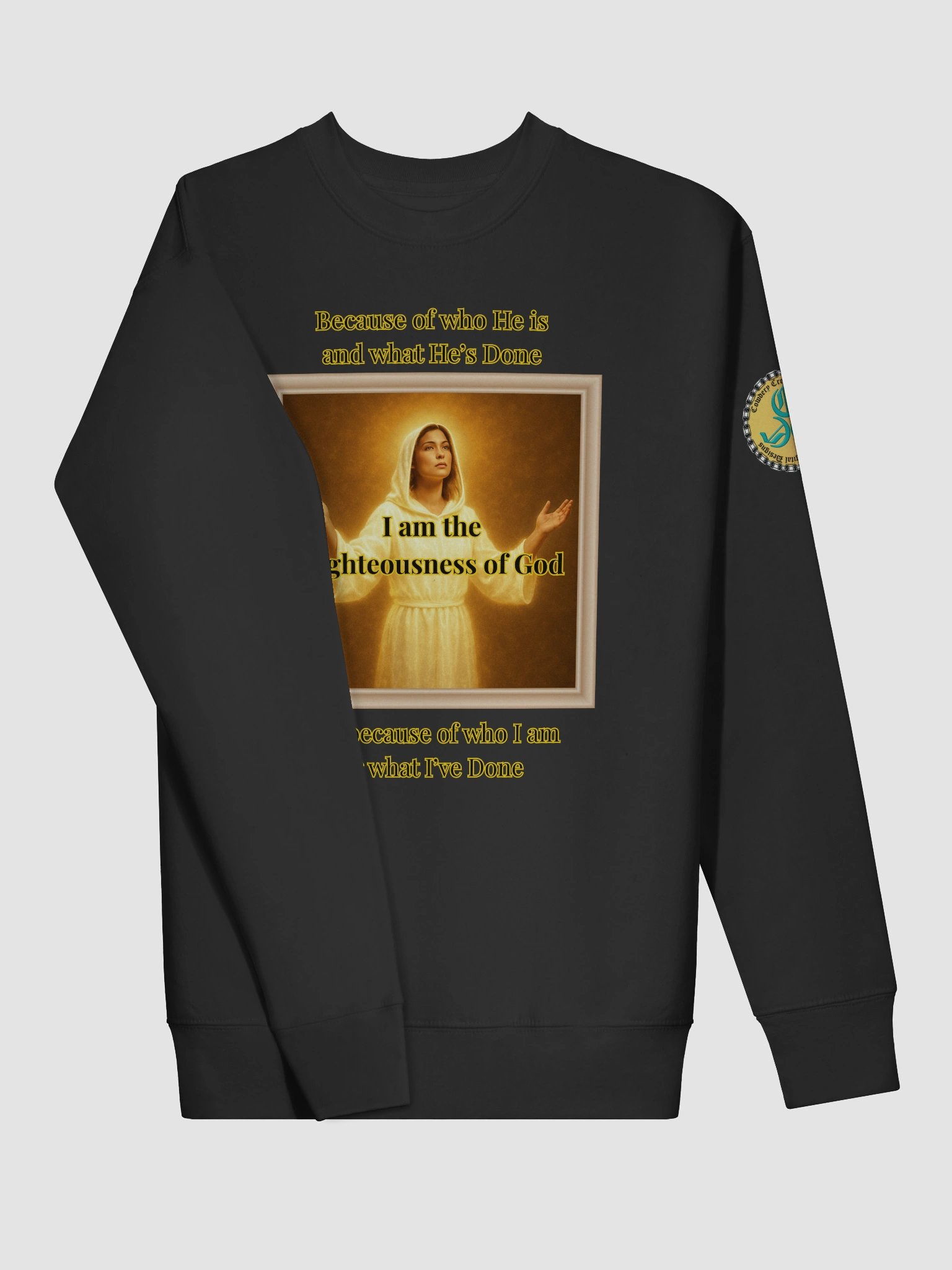 I am the Righteousness of God (Female) Cotton Heritage Premium Sweatshirt product image (17)